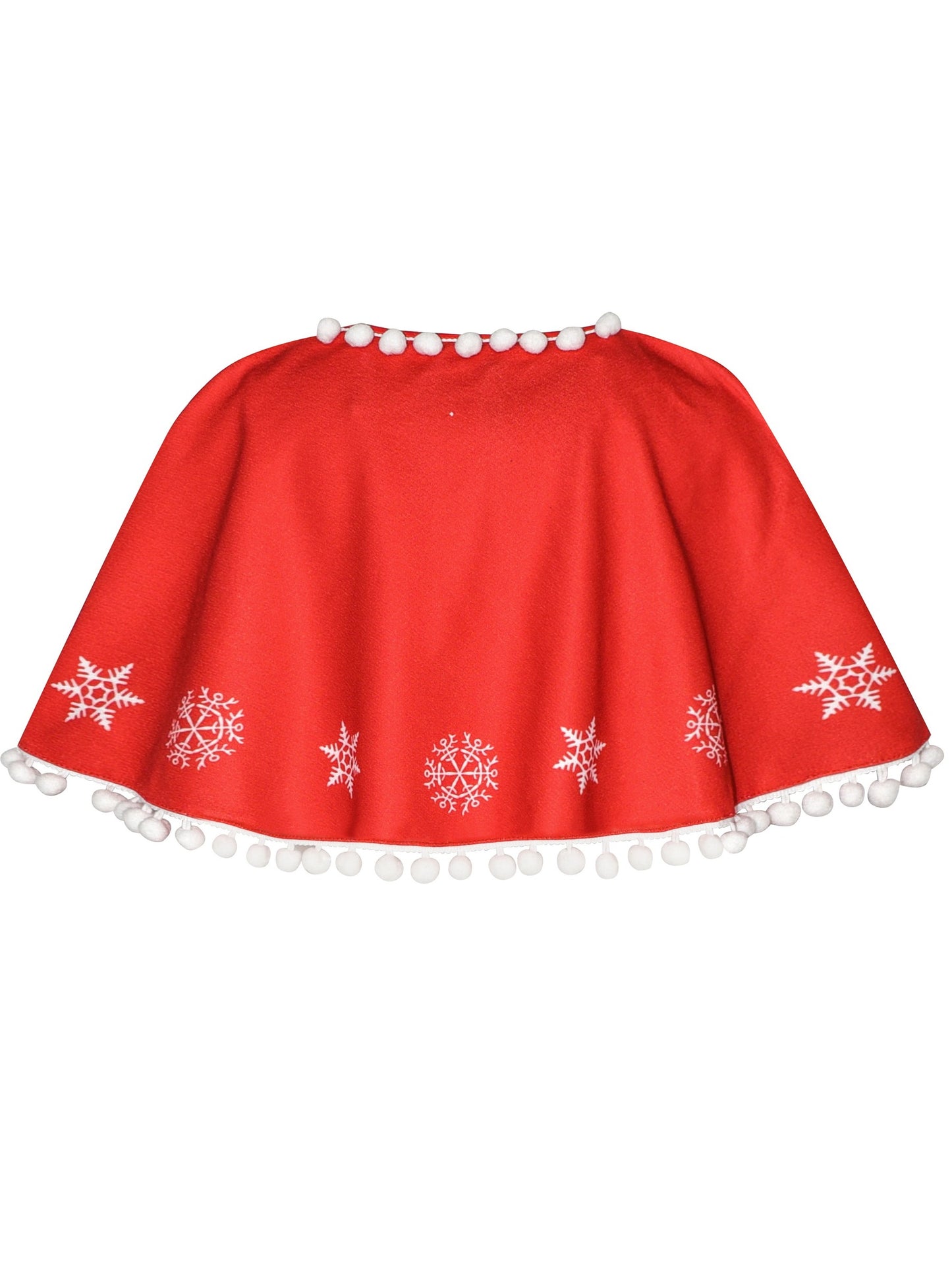 Girls Dress Red Cape Cloak Christmas New Year Holiday Party Red