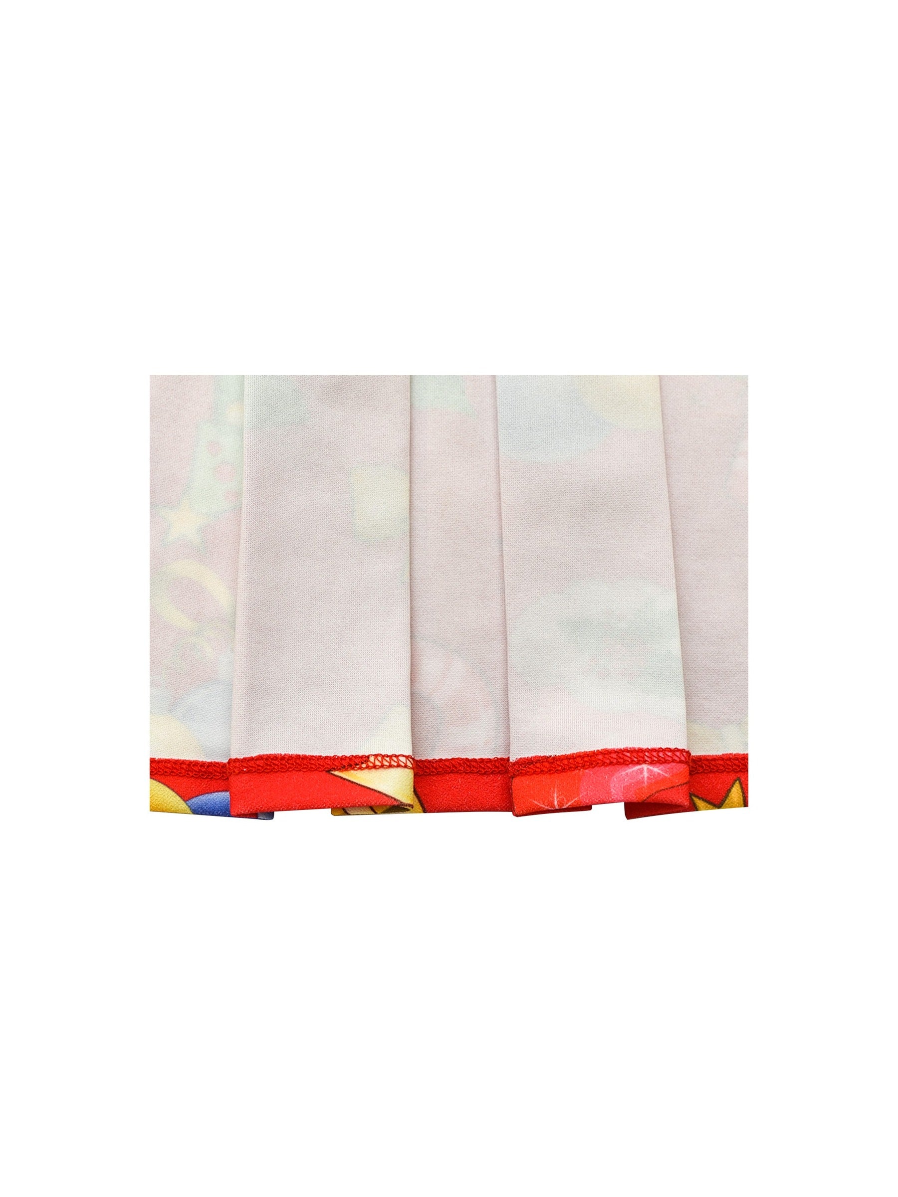 Girls Dress Christmas Santa Reindeer 2-in-1 Top Dress Red