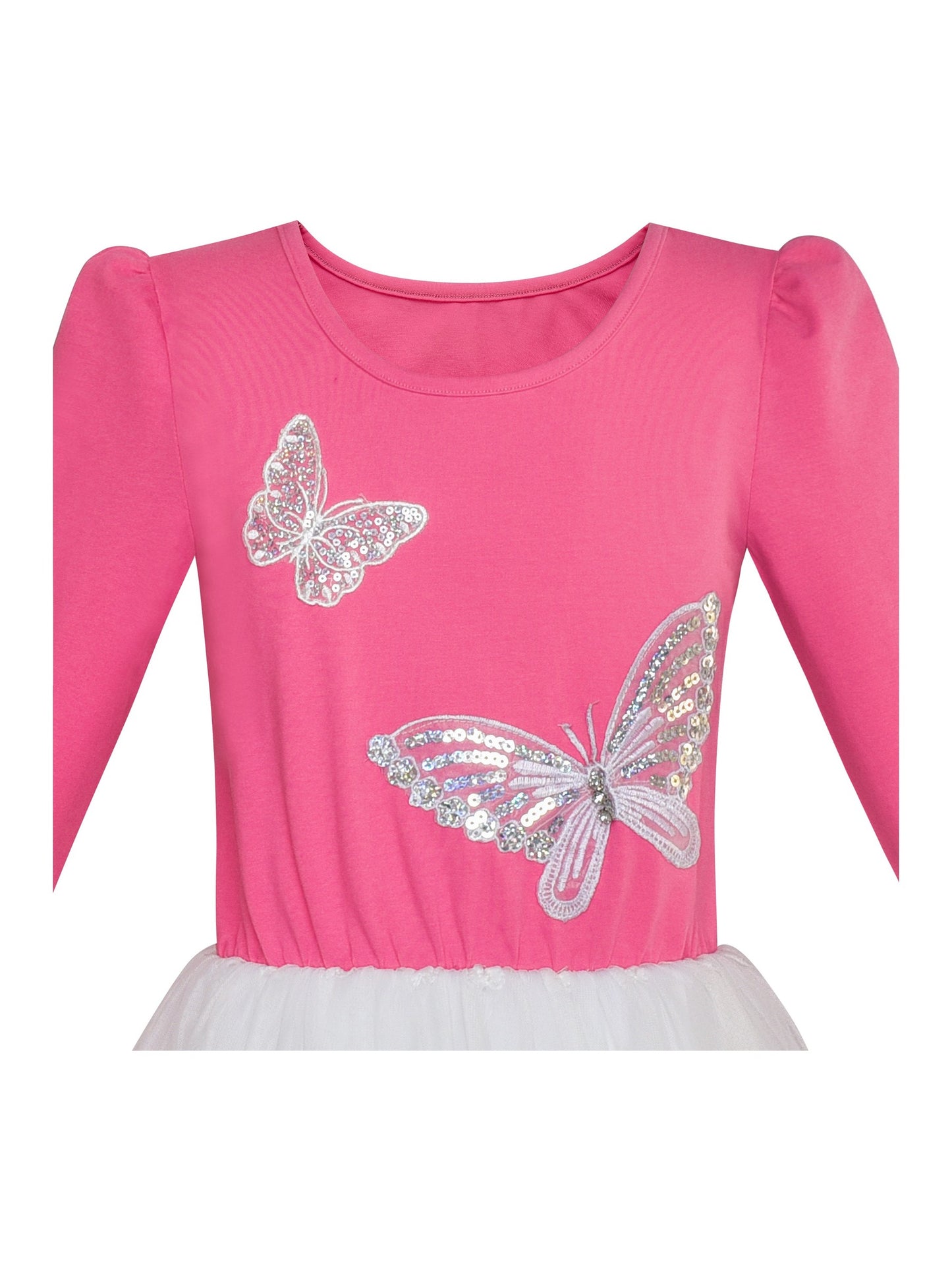 Girls Dress Sleeveless Sling Flower Party Pink