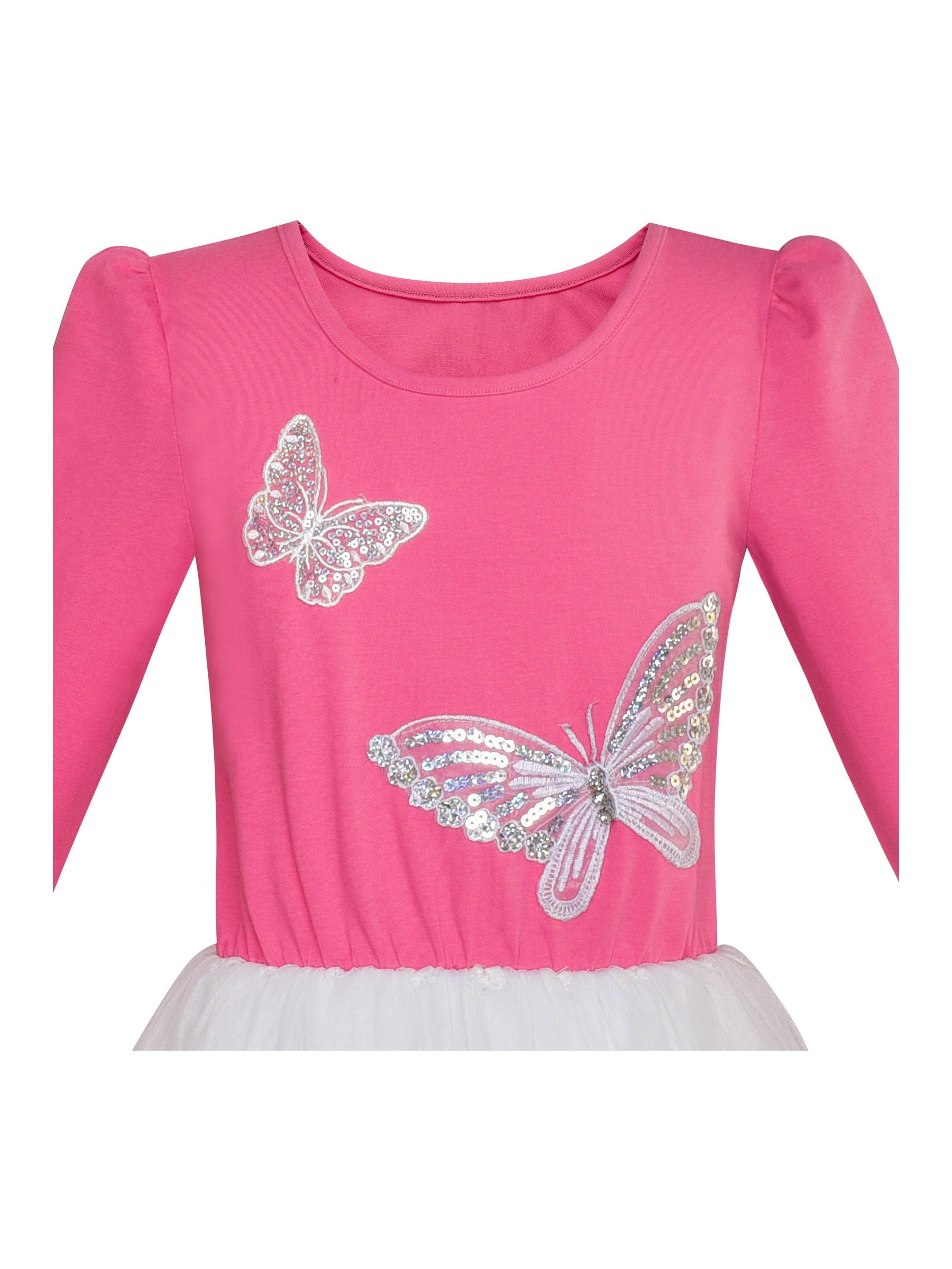 Girls Dress Sleeveless Sling Flower Party Pink