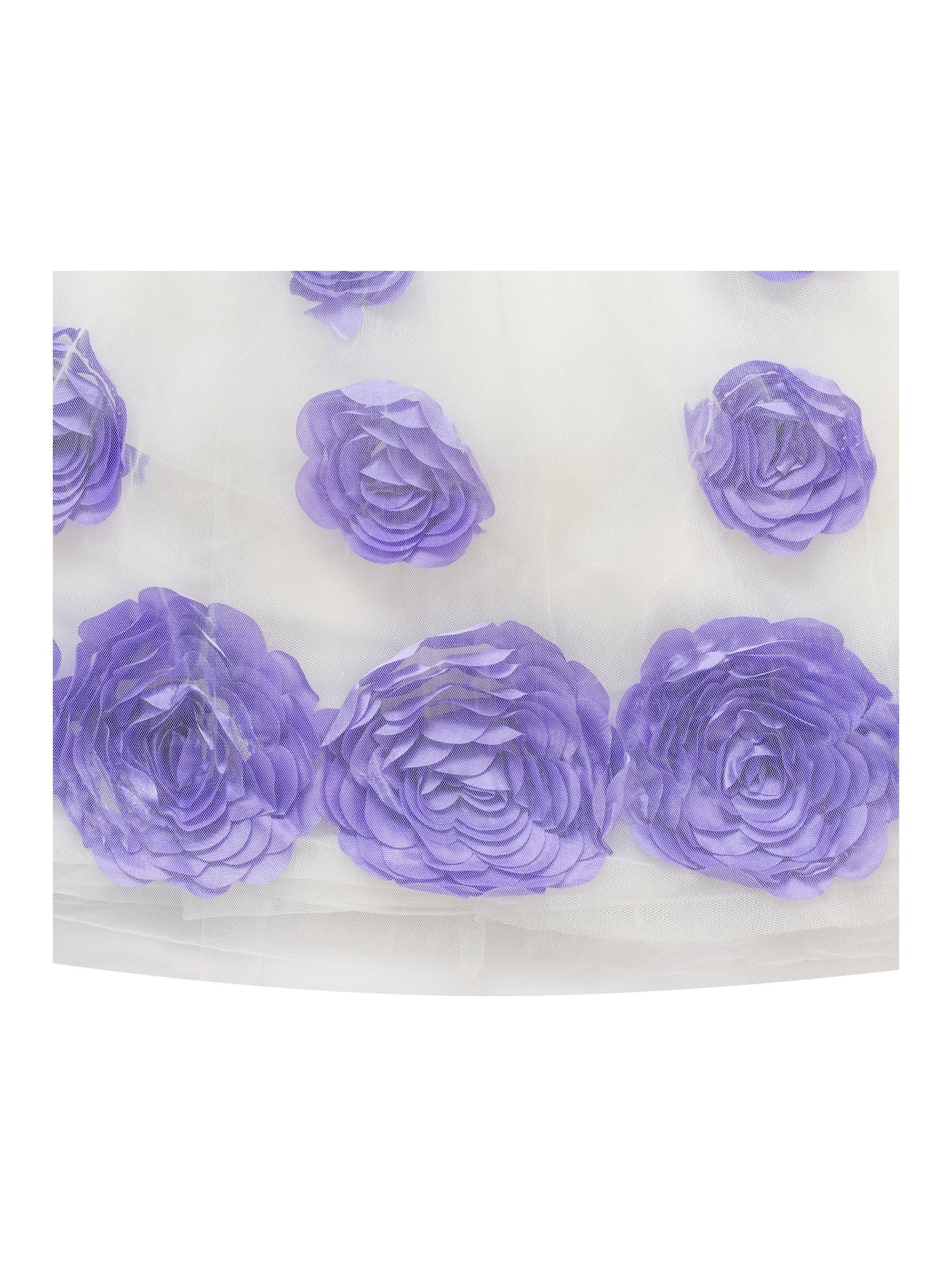 Girls Dress White Pleated Tank Bridesmaid Wedding Flower Girl Kids Purple