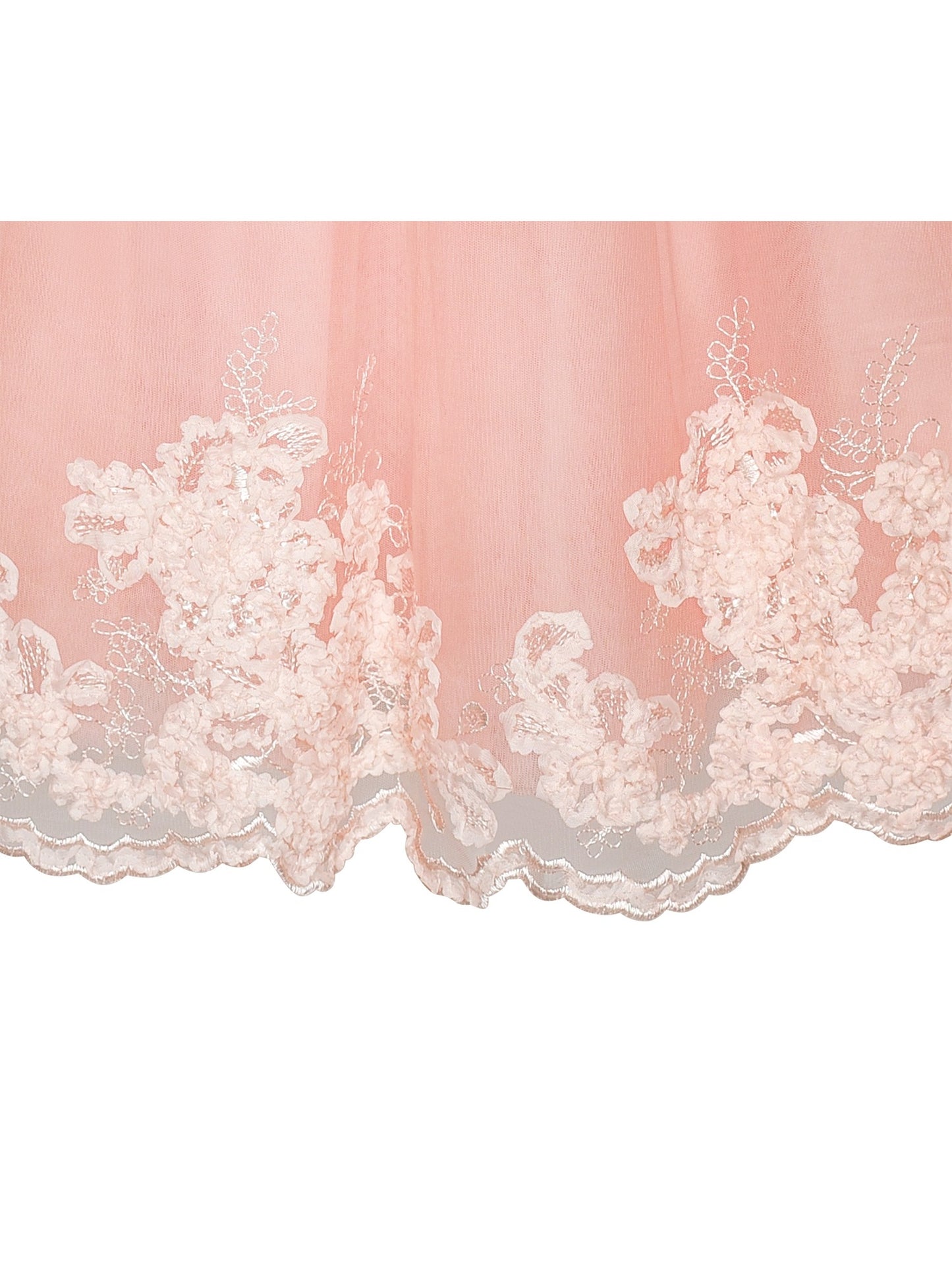 Girls Dress Purple Lace Tulle Princess V Neck Sequin Bell Sleeve Pageant Party Event Pink