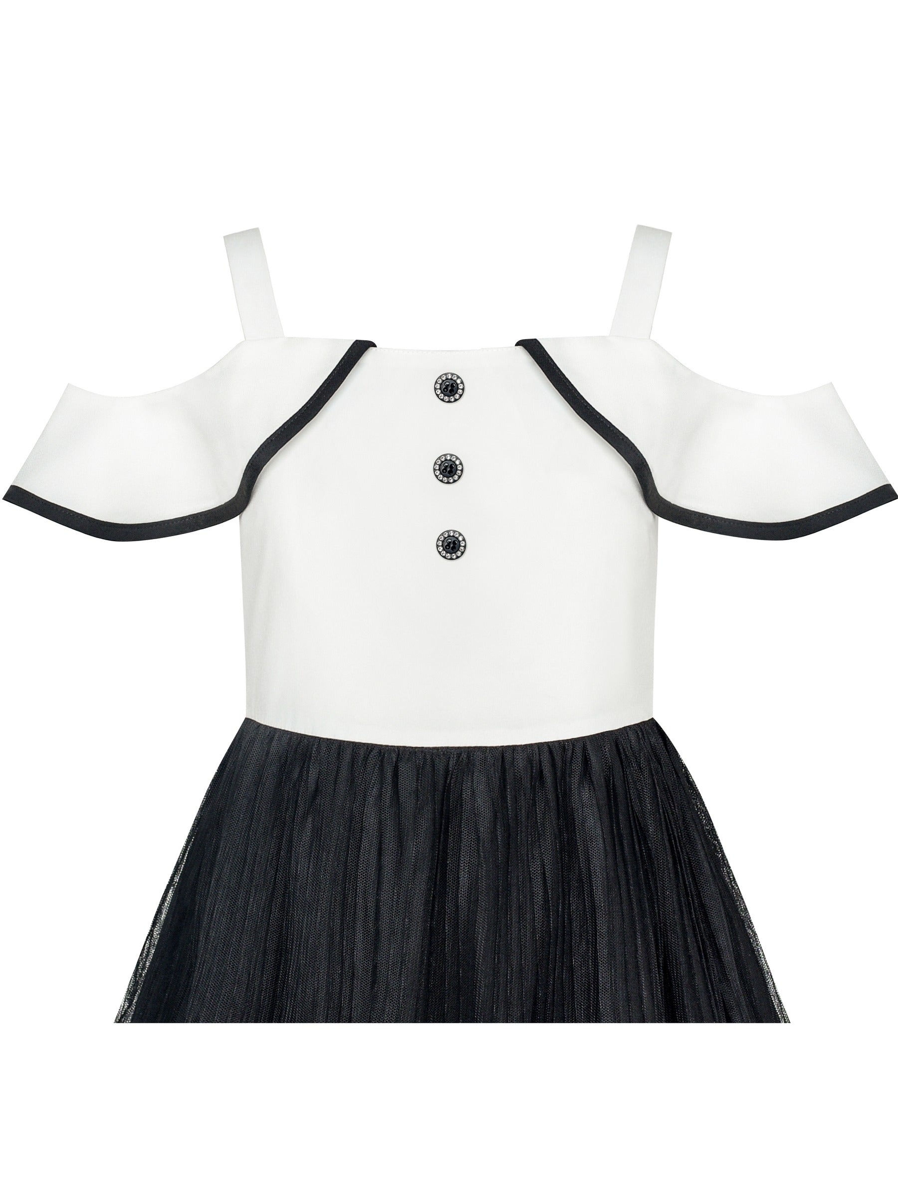 Girls Green Sleeveless Cold Shoulder Lace Casual Summer Dress Ankle Length Black