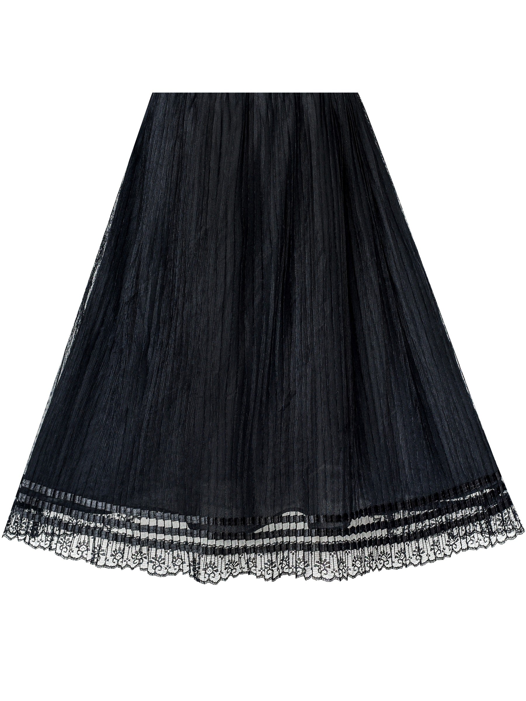 Girls Green Sleeveless Cold Shoulder Lace Casual Summer Dress Ankle Length Black