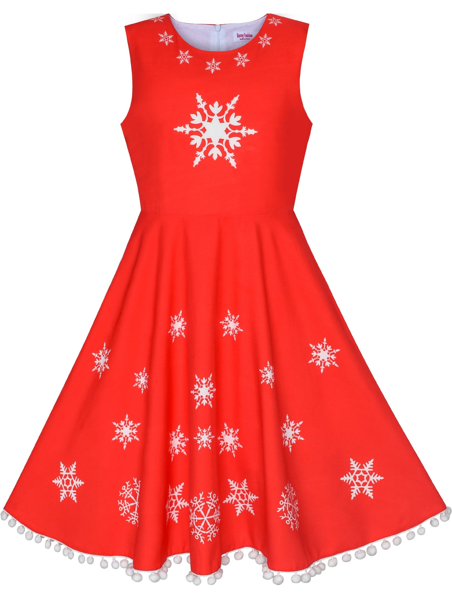Girls Dress Red Cape Cloak Christmas New Year Holiday Party Red