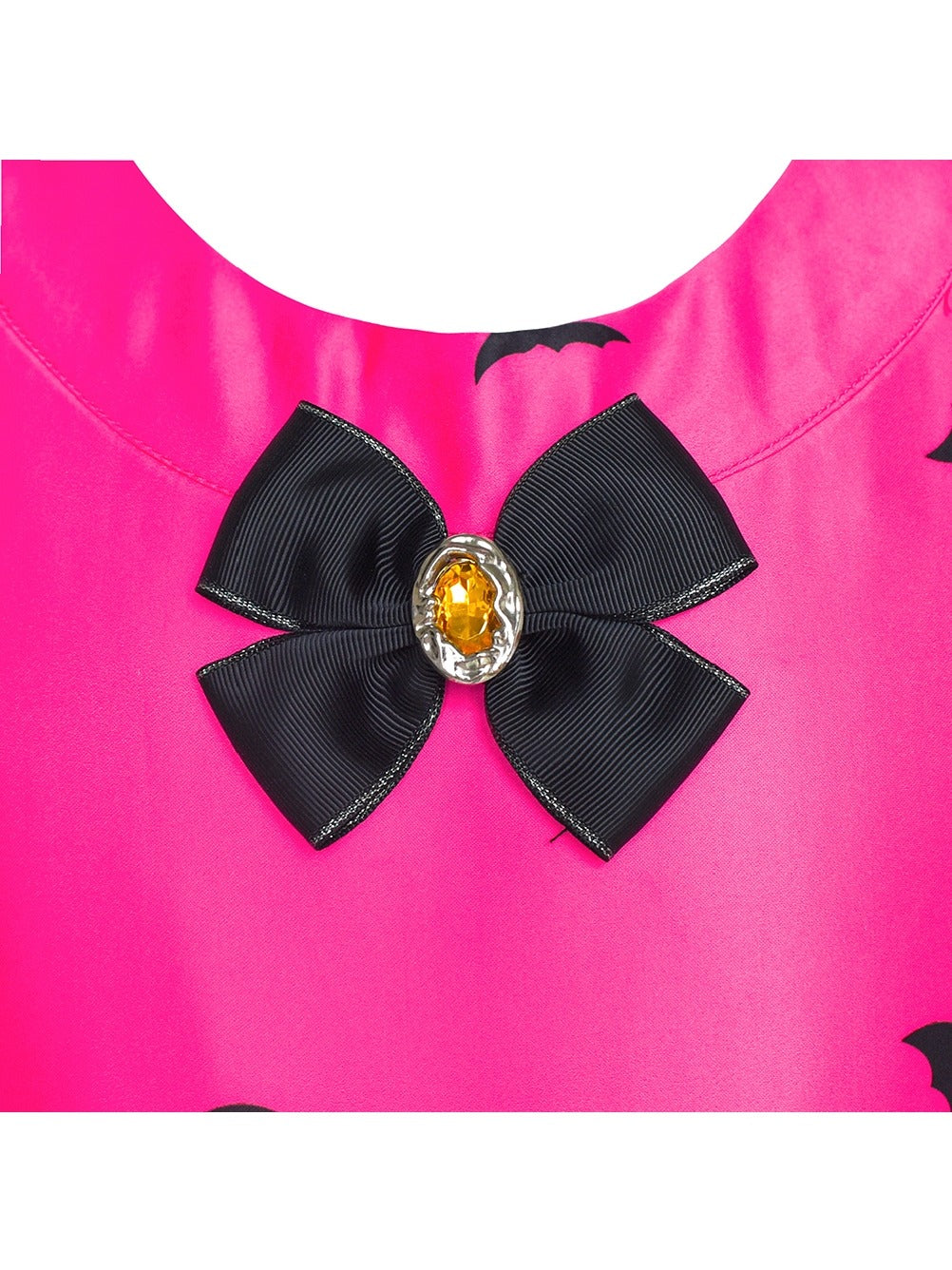 Girls Dress Halloween Witch Bat Pumpkin Costume Purple Dress Purple