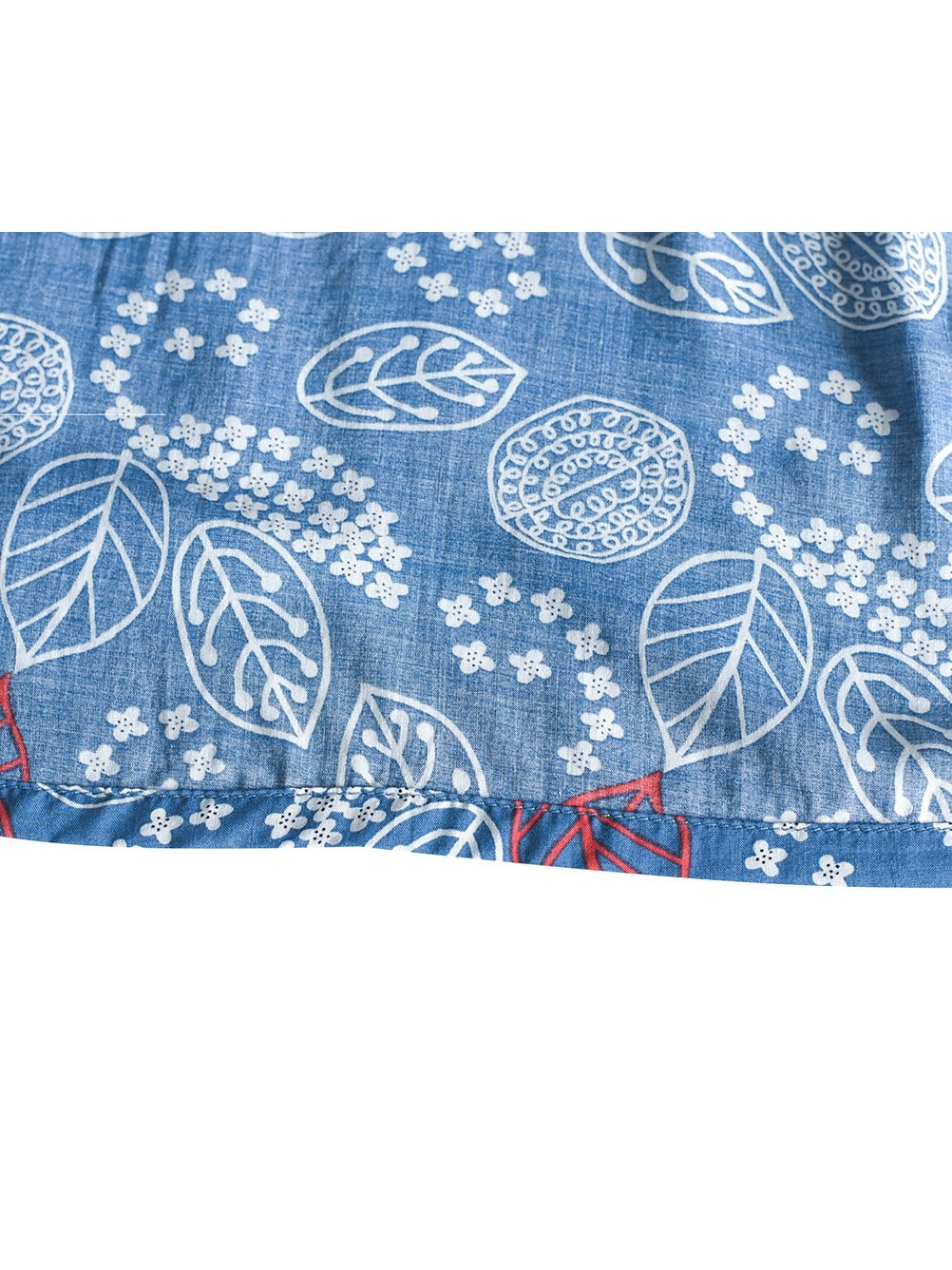 Girls Dress Sleeveless Floral Print Asymmetric Shoulder Design Blue