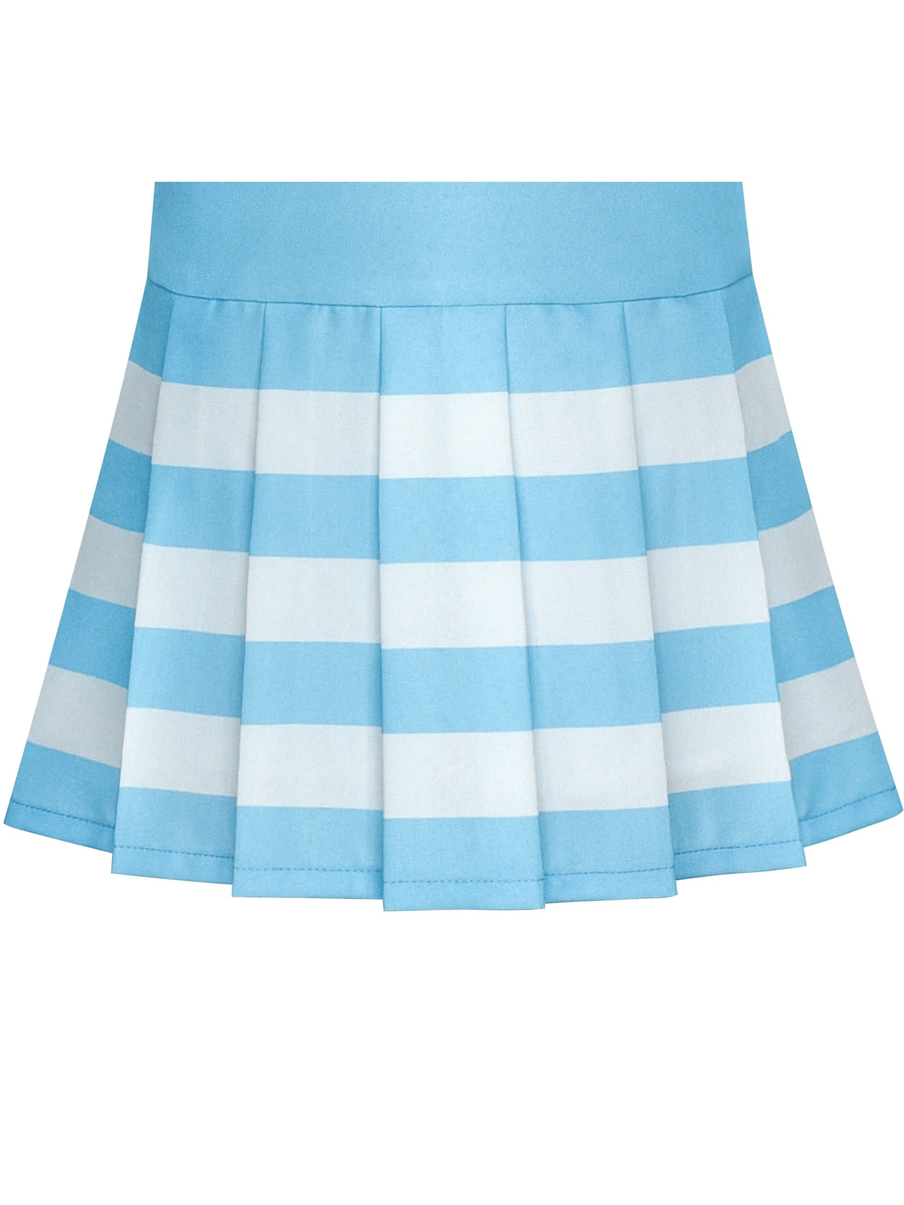 Girls Dress Red Tartan Back School Uniform White Collar Dress Blue