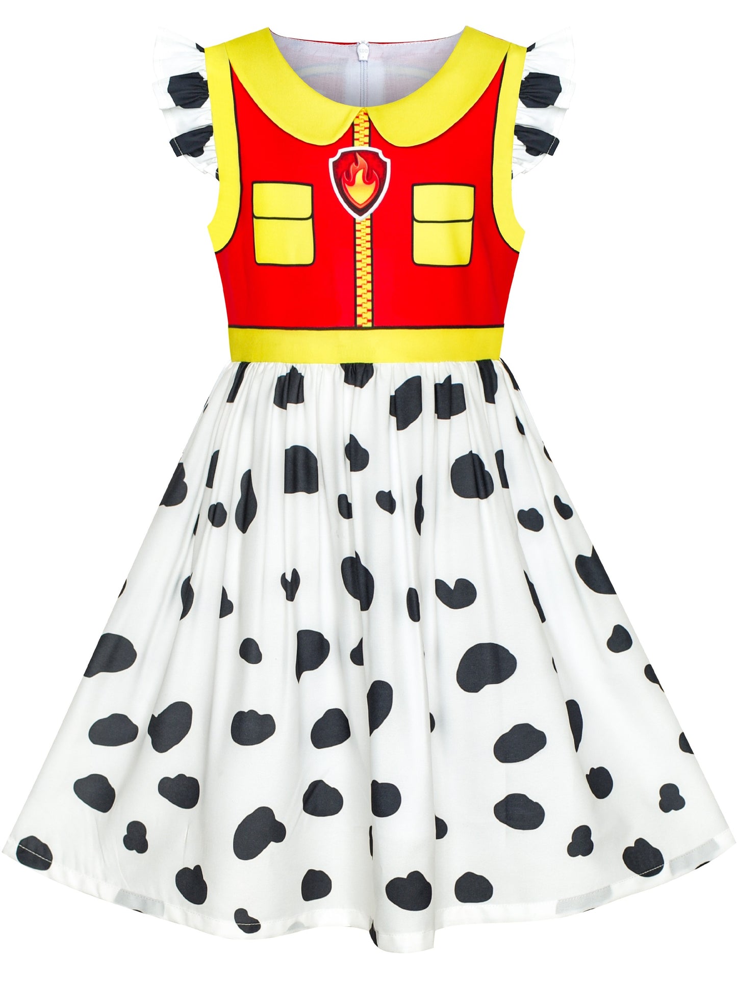 Girls Dress for Costume Halloween Party White