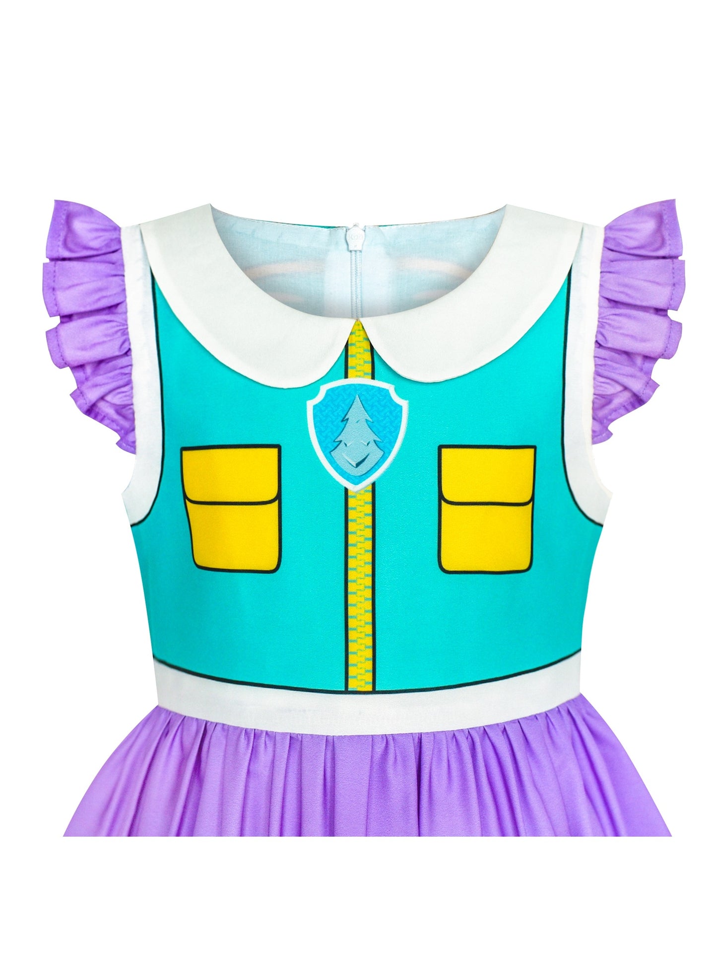 Girls Dress for Costume Halloween Party Purple