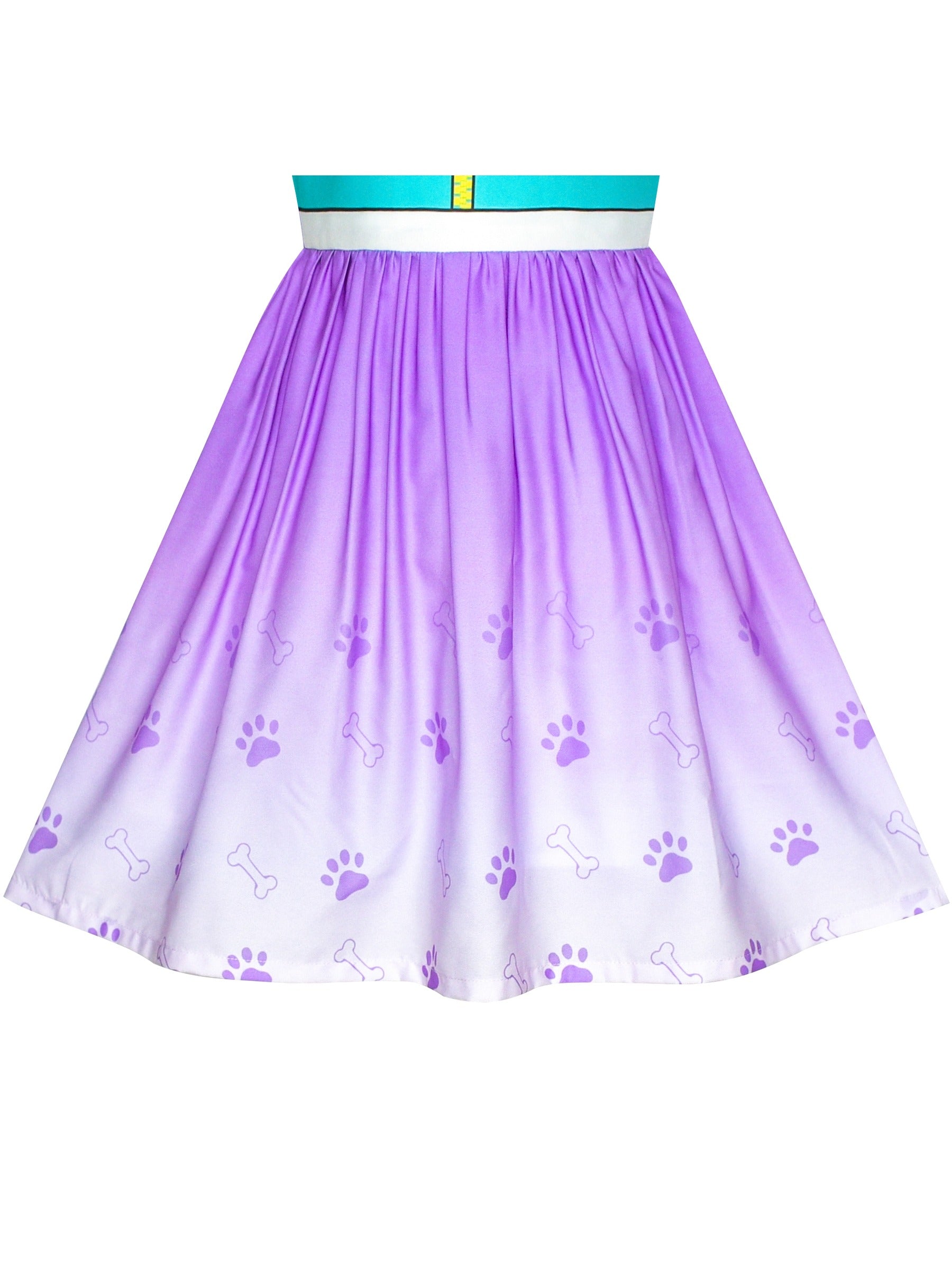 Girls Dress for Costume Halloween Party Purple