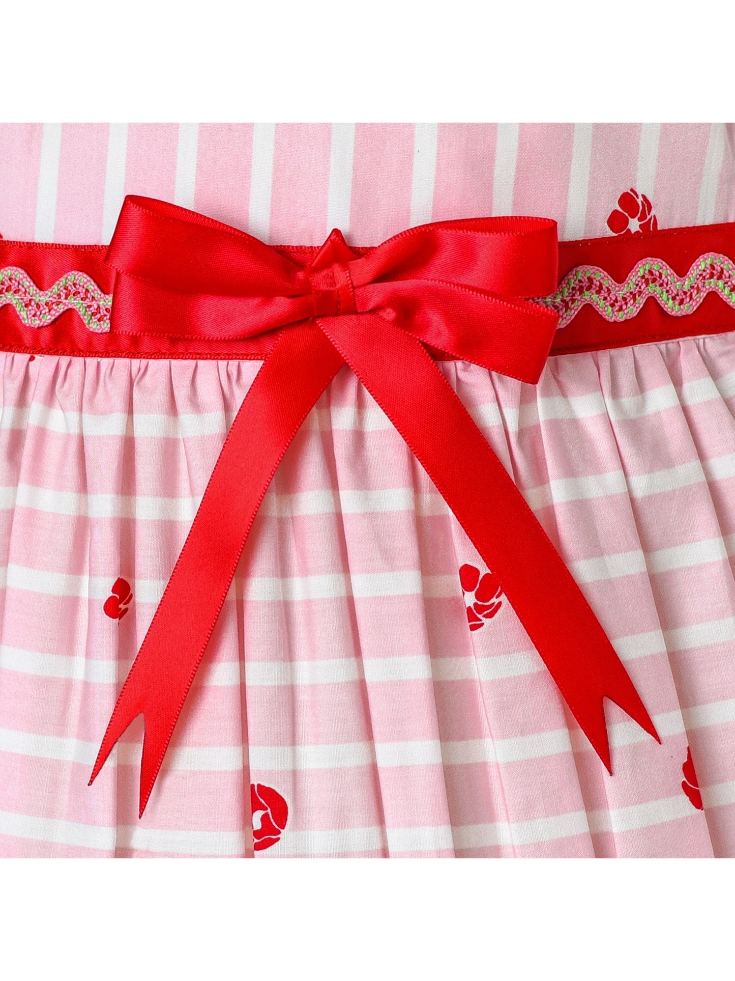 Girls Dress Red Butterfly Party Wedding Christmas Kids Clothes Pink