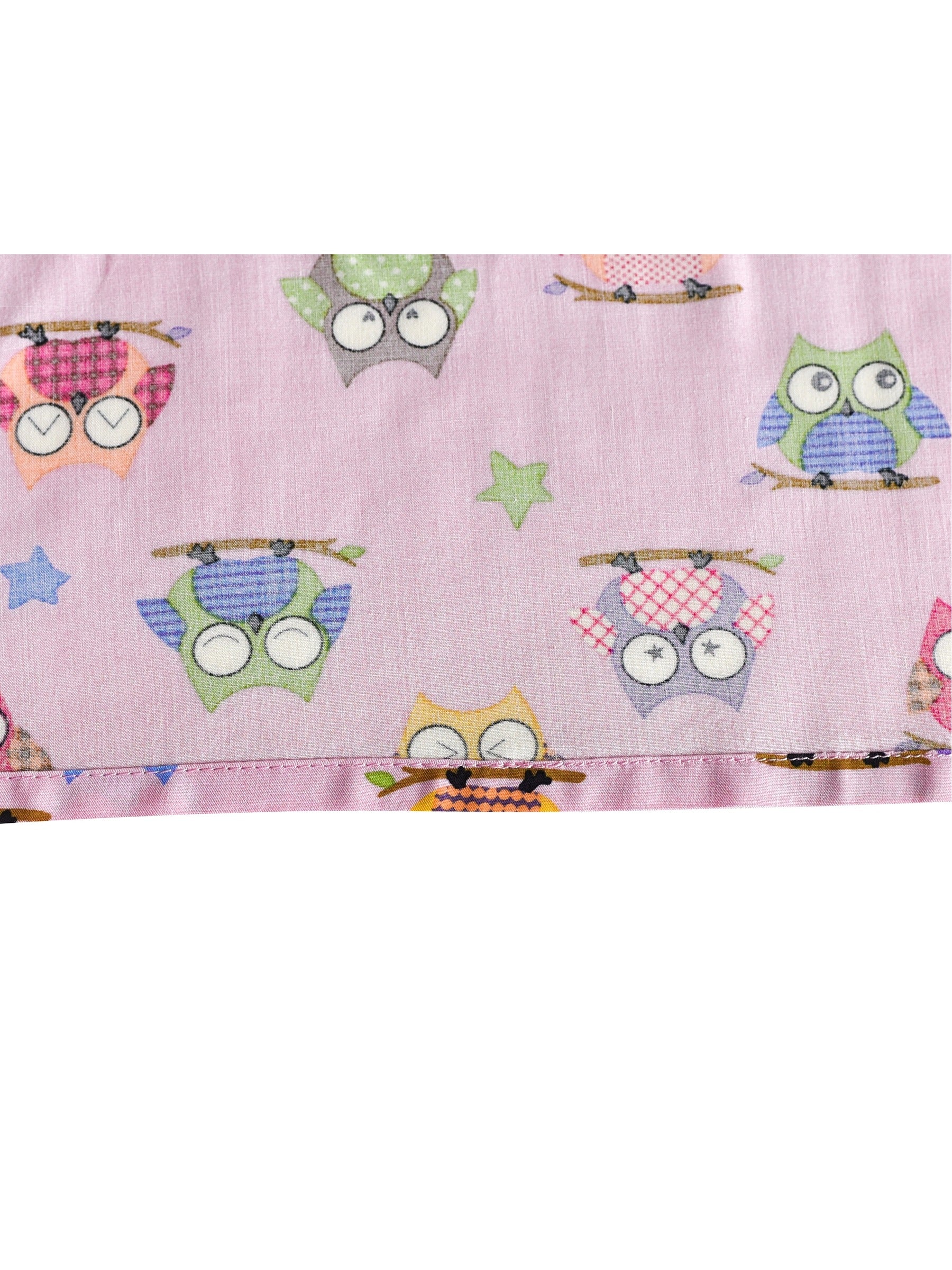Girls Dress Sleeveless Mushrooms Frog Cotton Casual Pink