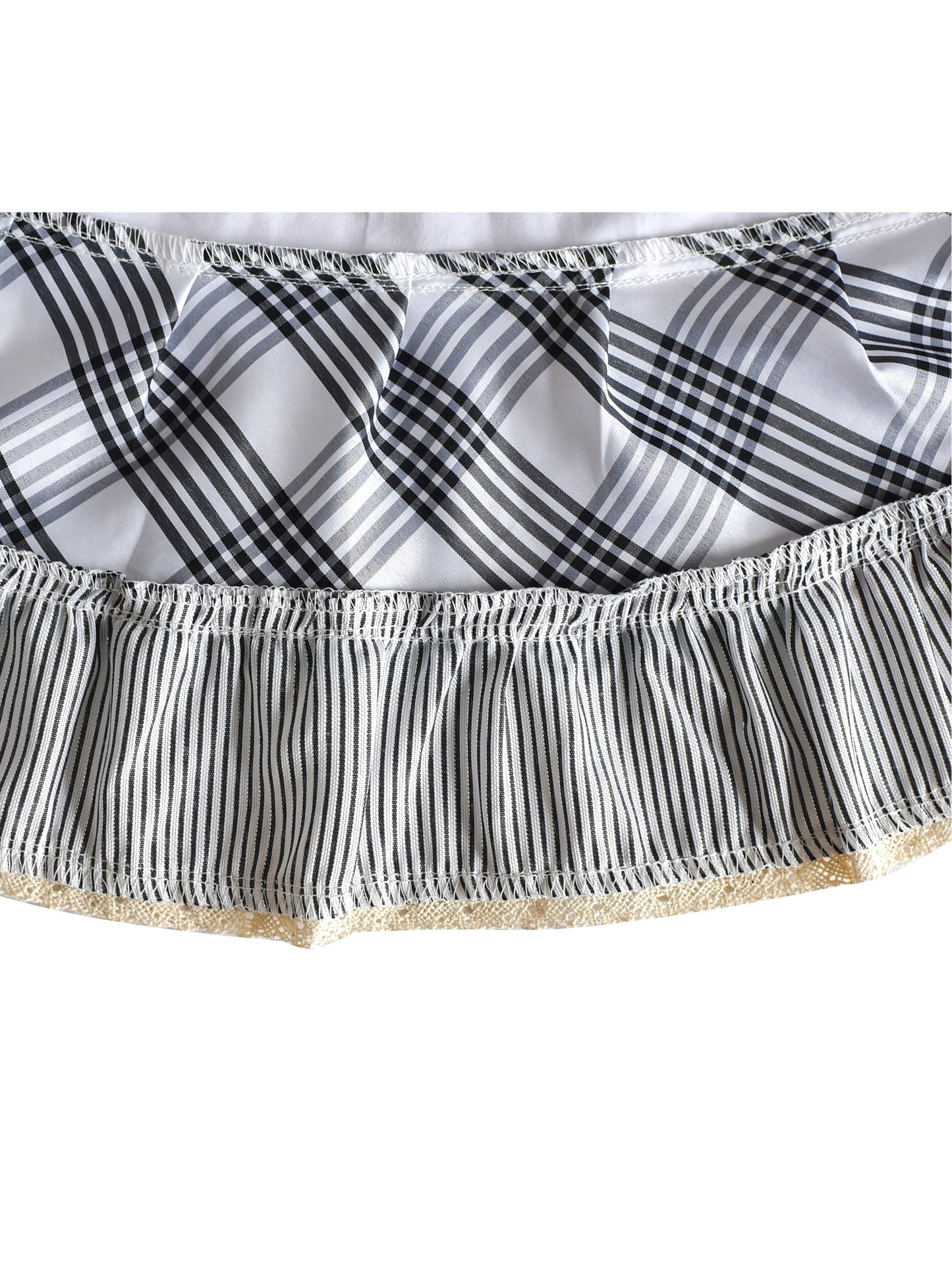 Girls Dress Blue Button Casual Short Sleeve Everyday White