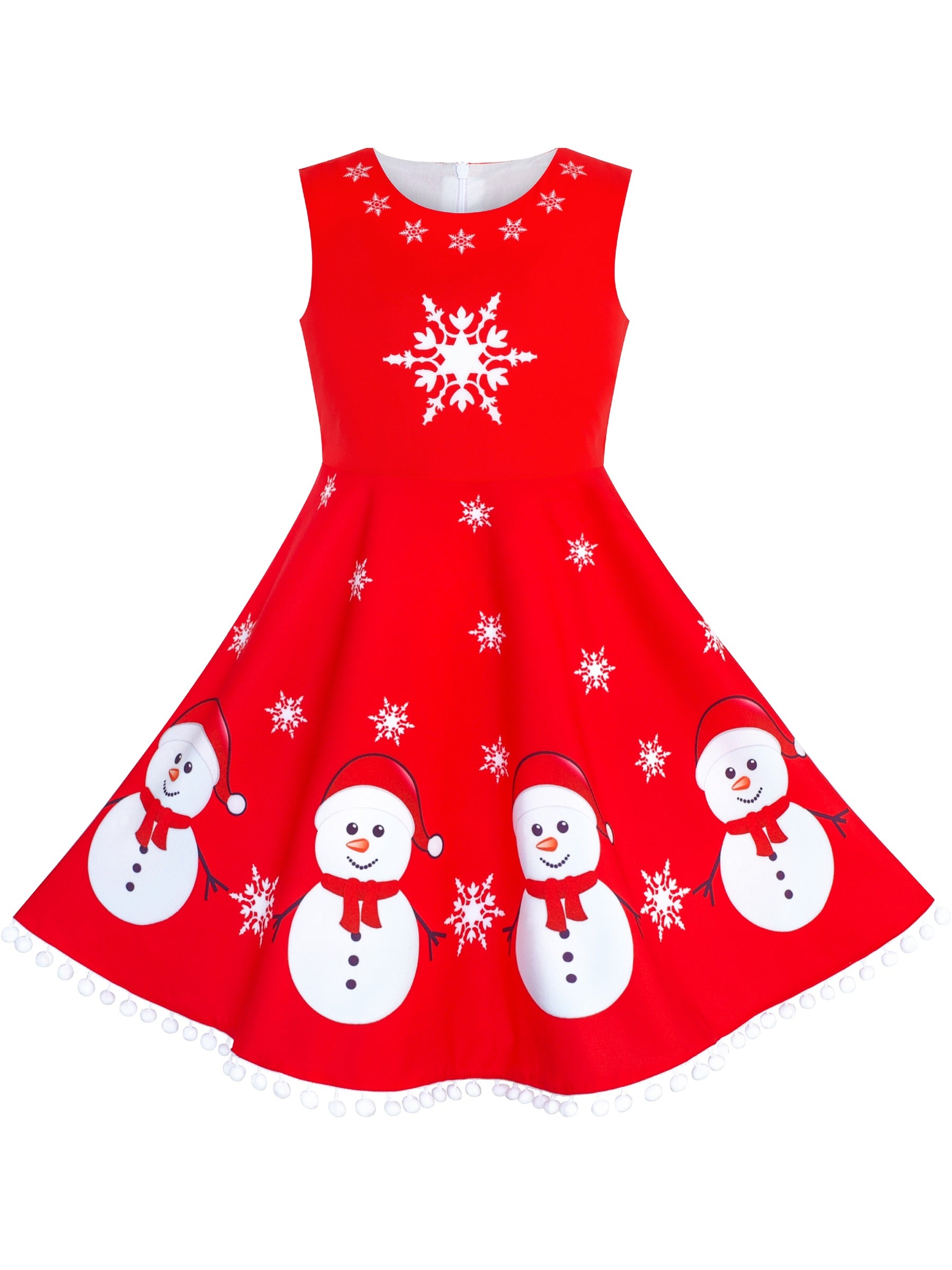 Girls Dress Red Cape Cloak Christmas New Year Holiday Party Red