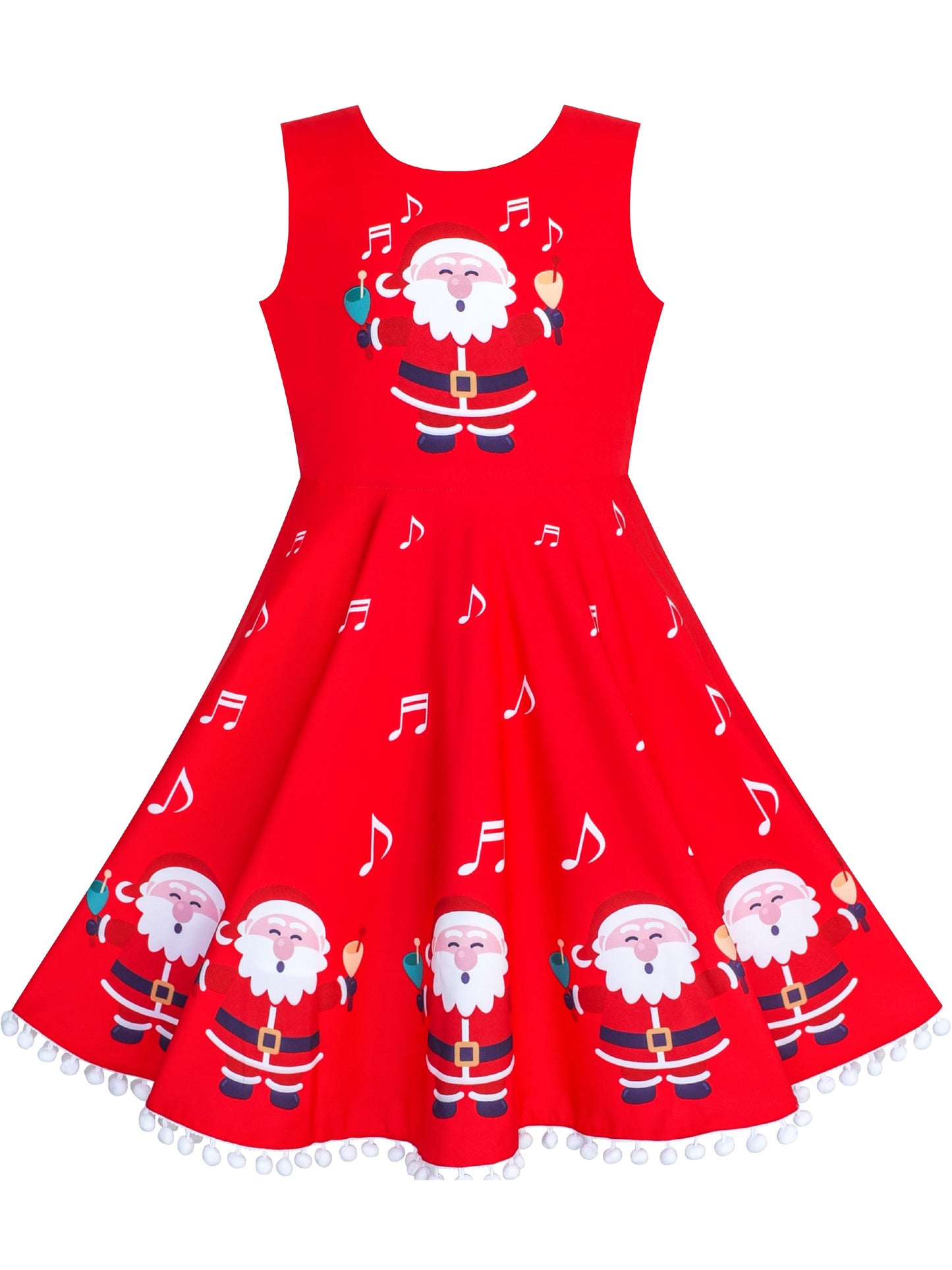 Girls Dress Red Cape Cloak Christmas New Year Holiday Party Red