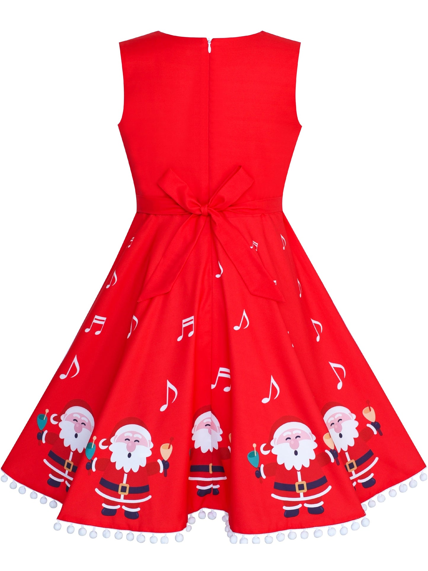 Girls Dress Red Cape Cloak Christmas New Year Holiday Party Red