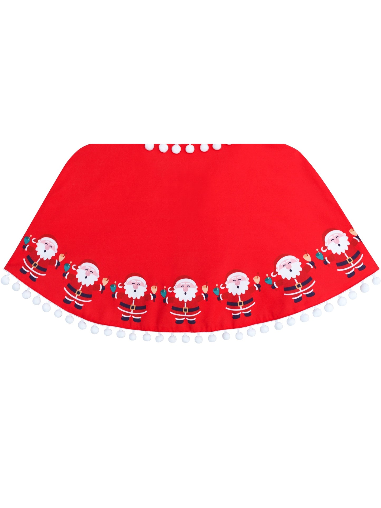 Girls Dress Red Cape Cloak Christmas New Year Holiday Party Red