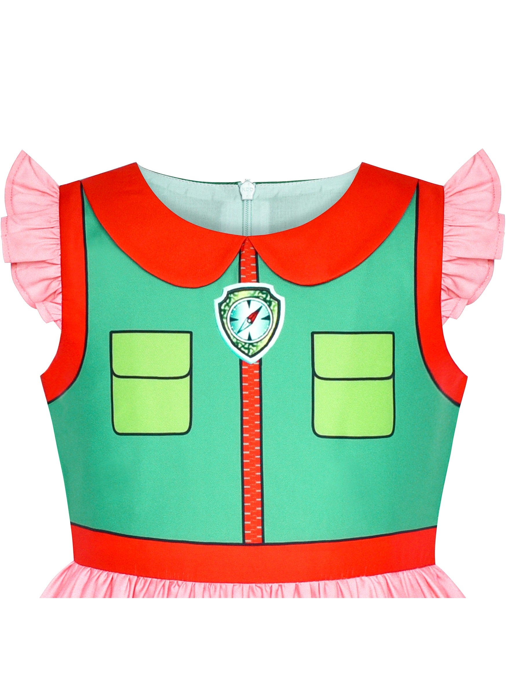 Girls Dress for Costume Halloween Party Green