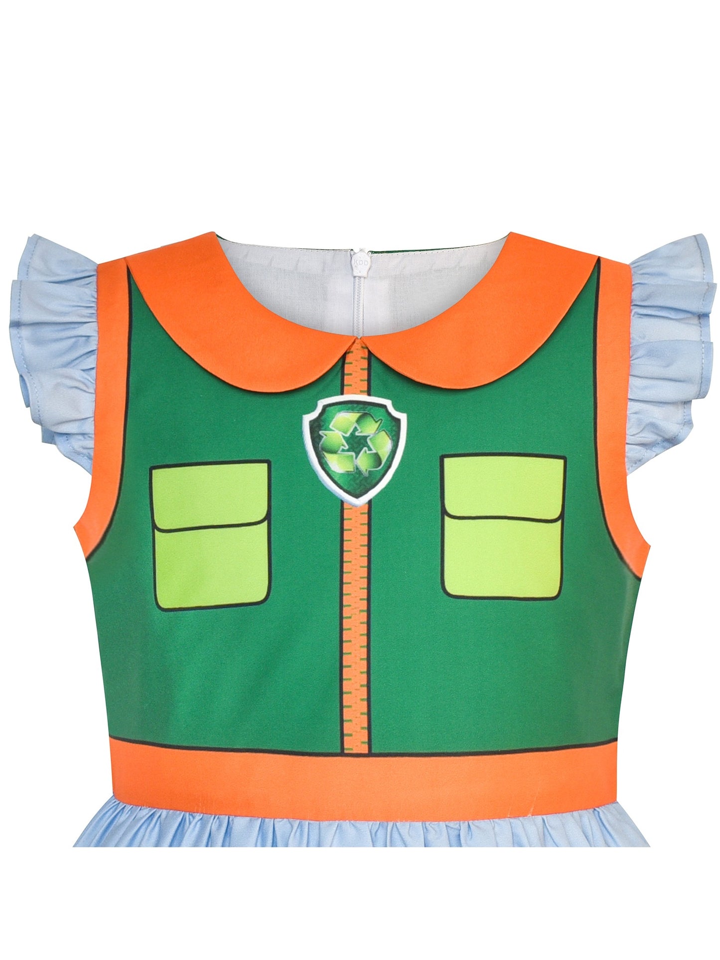 Girls Dress for Costume Halloween Party Green