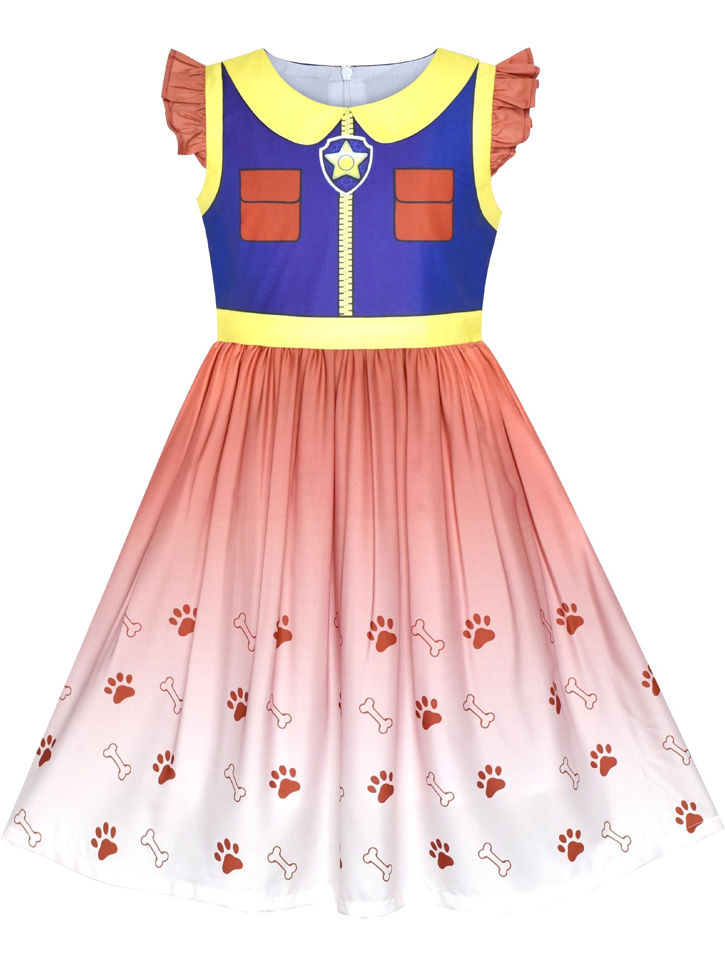 Girls Dress for Costume Halloween Party Blue