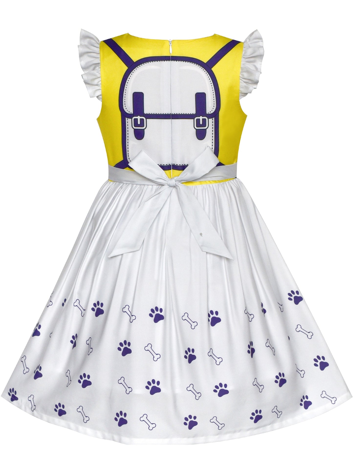 Girls Dress for Costume Halloween Party Yellow