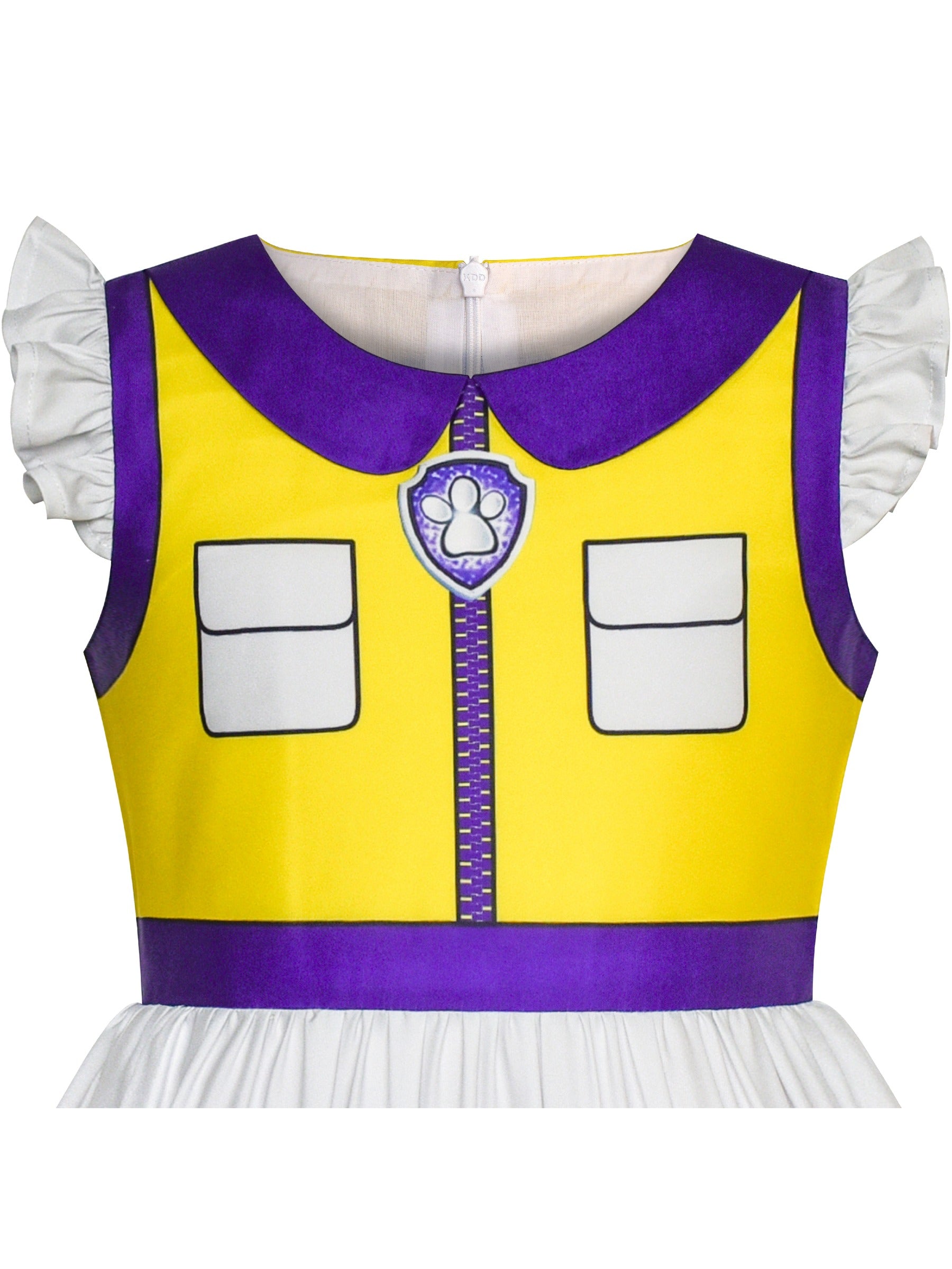 Girls Dress for Costume Halloween Party Yellow