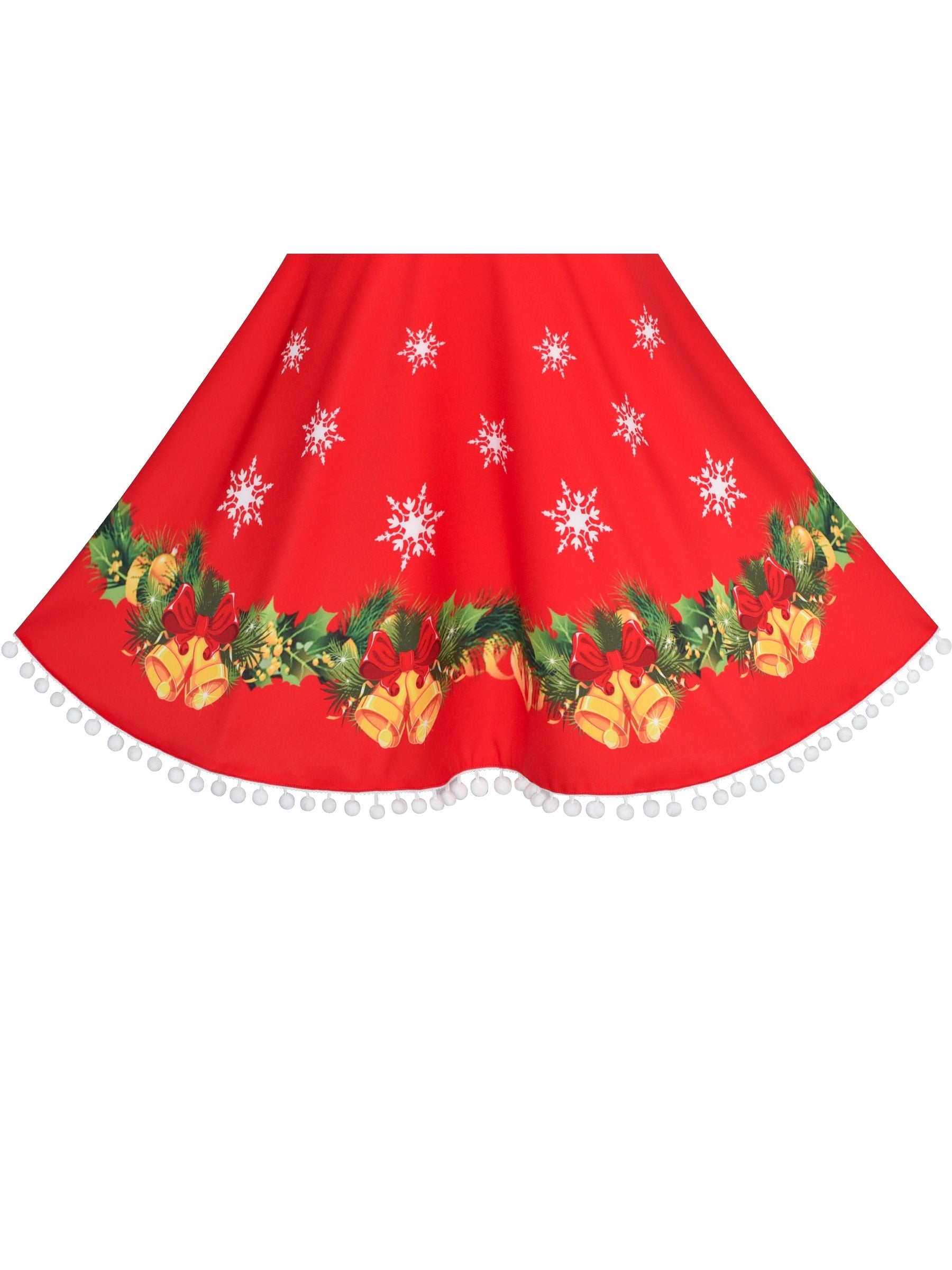 Girls Dress Red Cape Cloak Christmas New Year Holiday Party Red