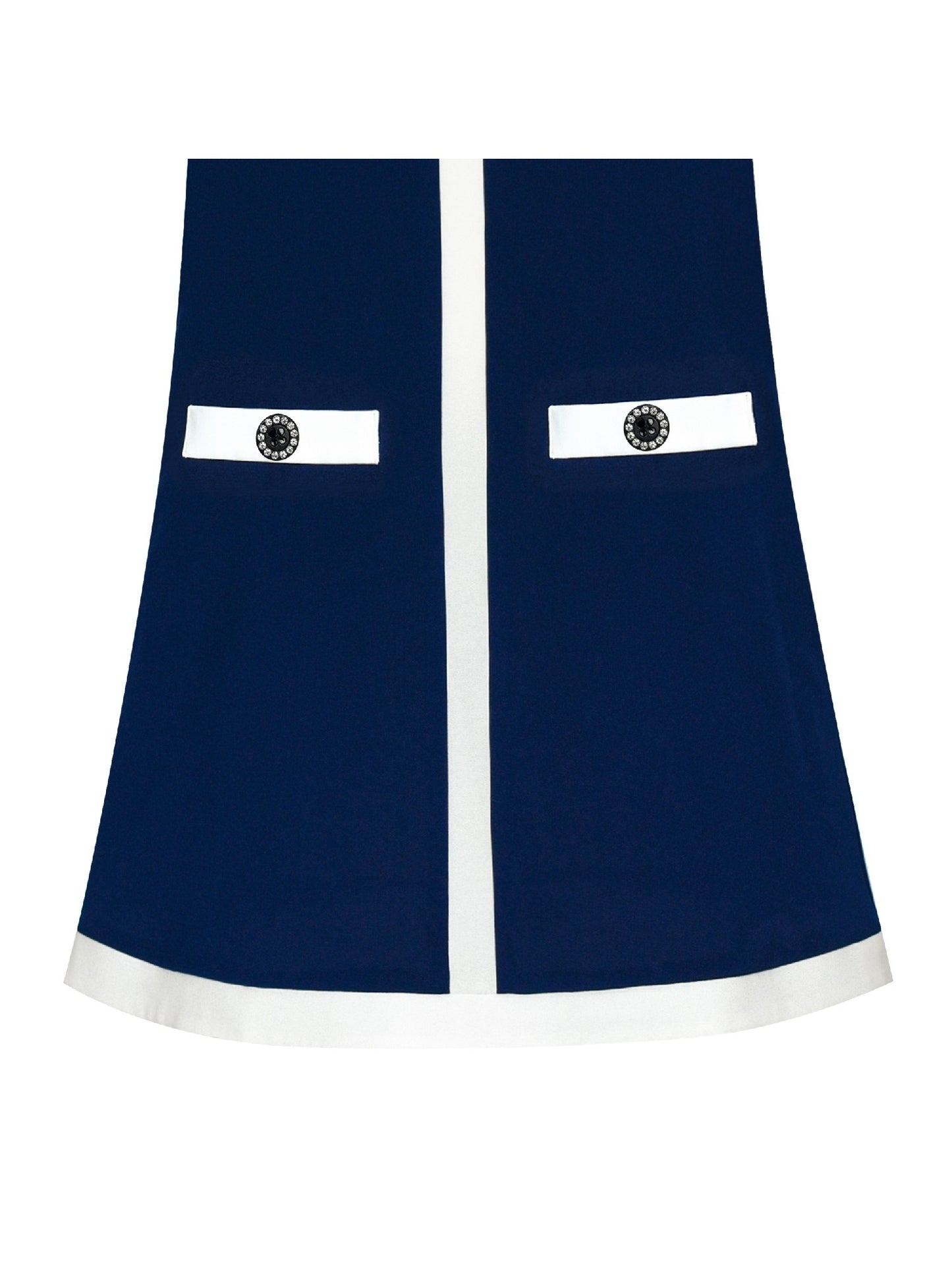 Girls Dress Navy Blue School Uniform A-line Blue