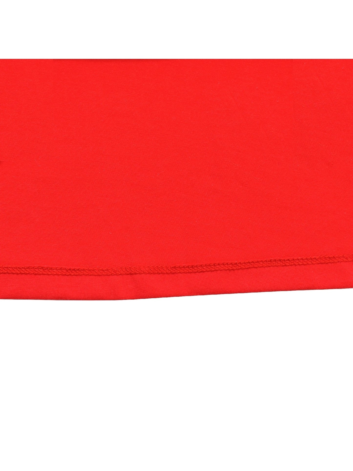 Girls Dress Cotton Green Crocodile Dinosaur Pocket Short Sleeve Red
