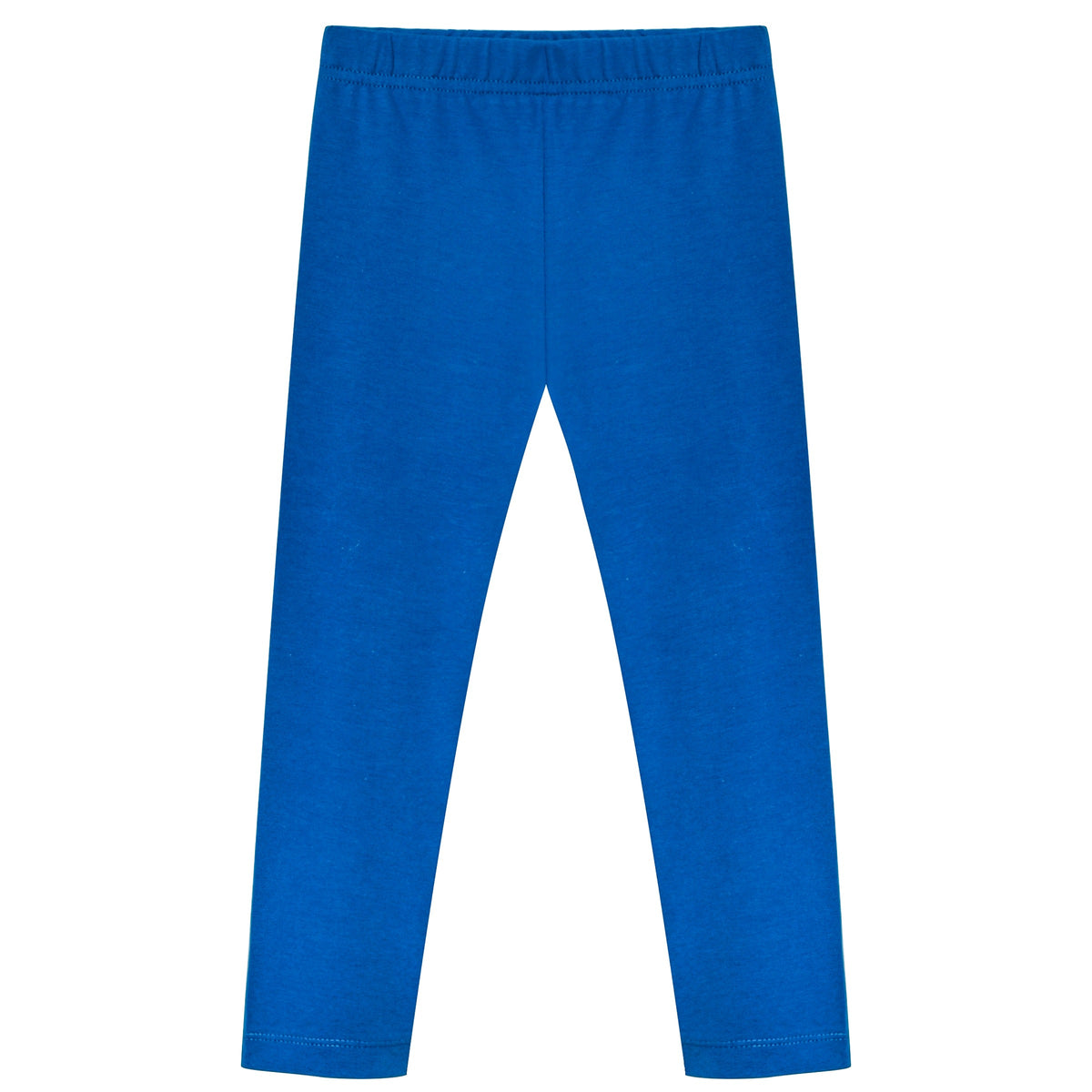 Girls Pants 3-Pack Cotton Leggings Stretchy Toddler Kids Blue