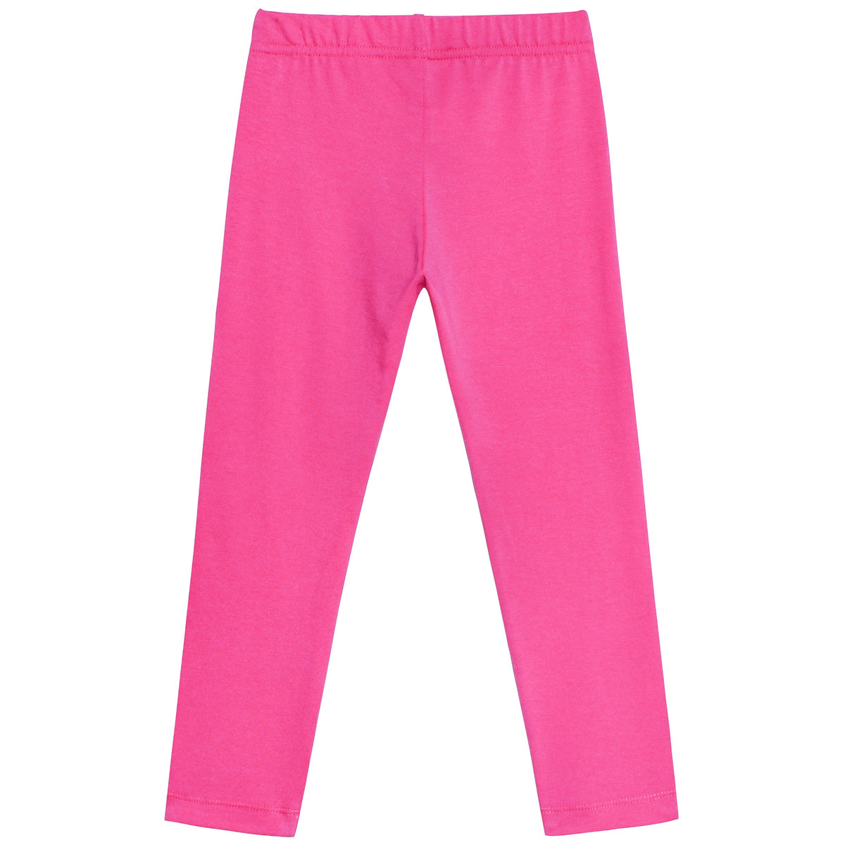 Girls Pants 3-Pack Cotton Leggings Stretchy Toddler Kids Blue