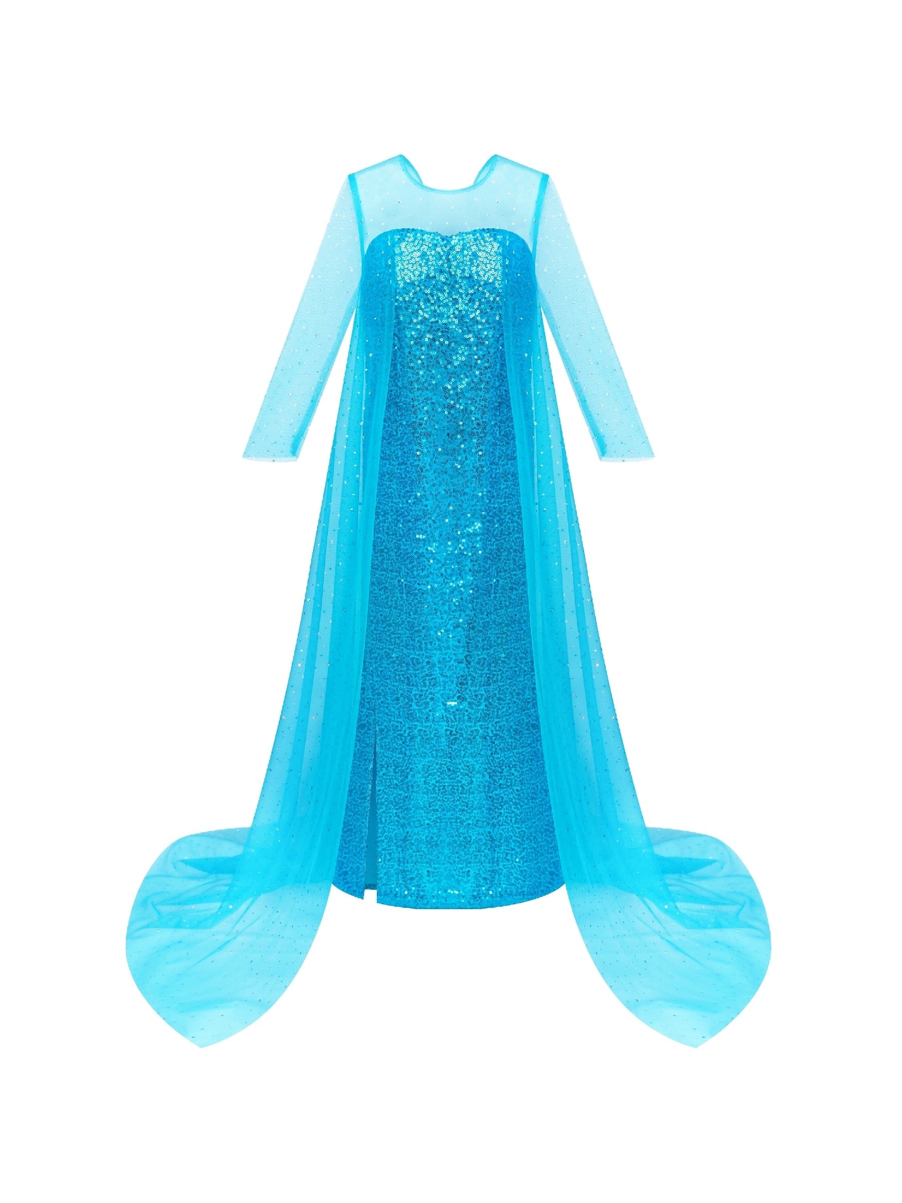 Girls Dress Princess Dress Elsa Costumes Birthday Party Blue