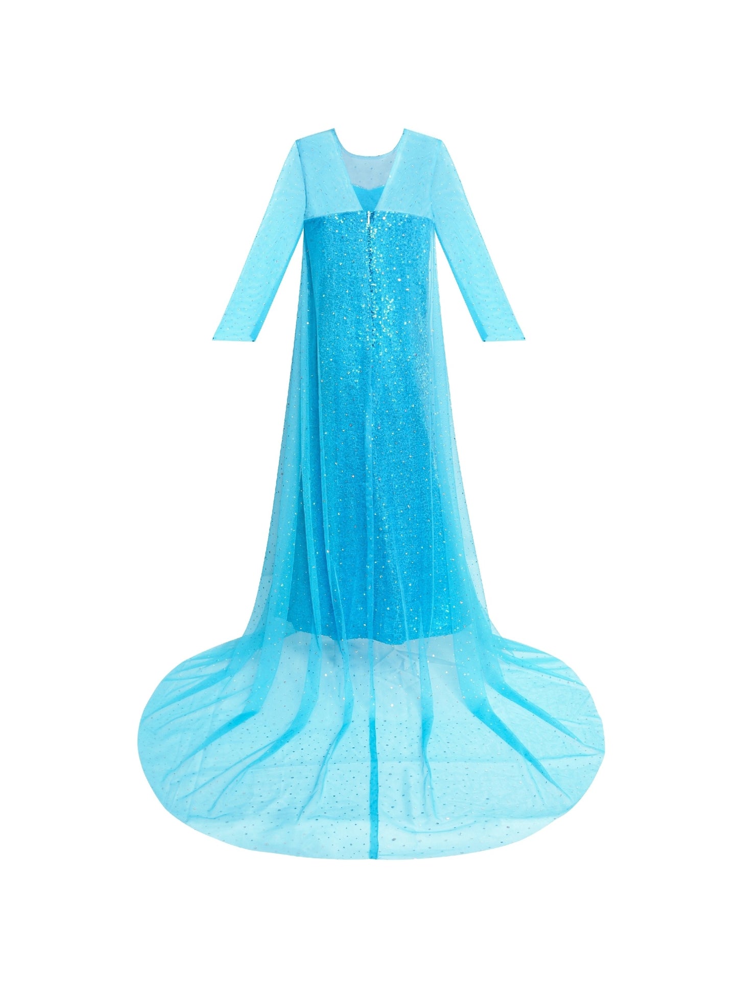 Girls Dress Princess Dress Elsa Costumes Birthday Party Blue