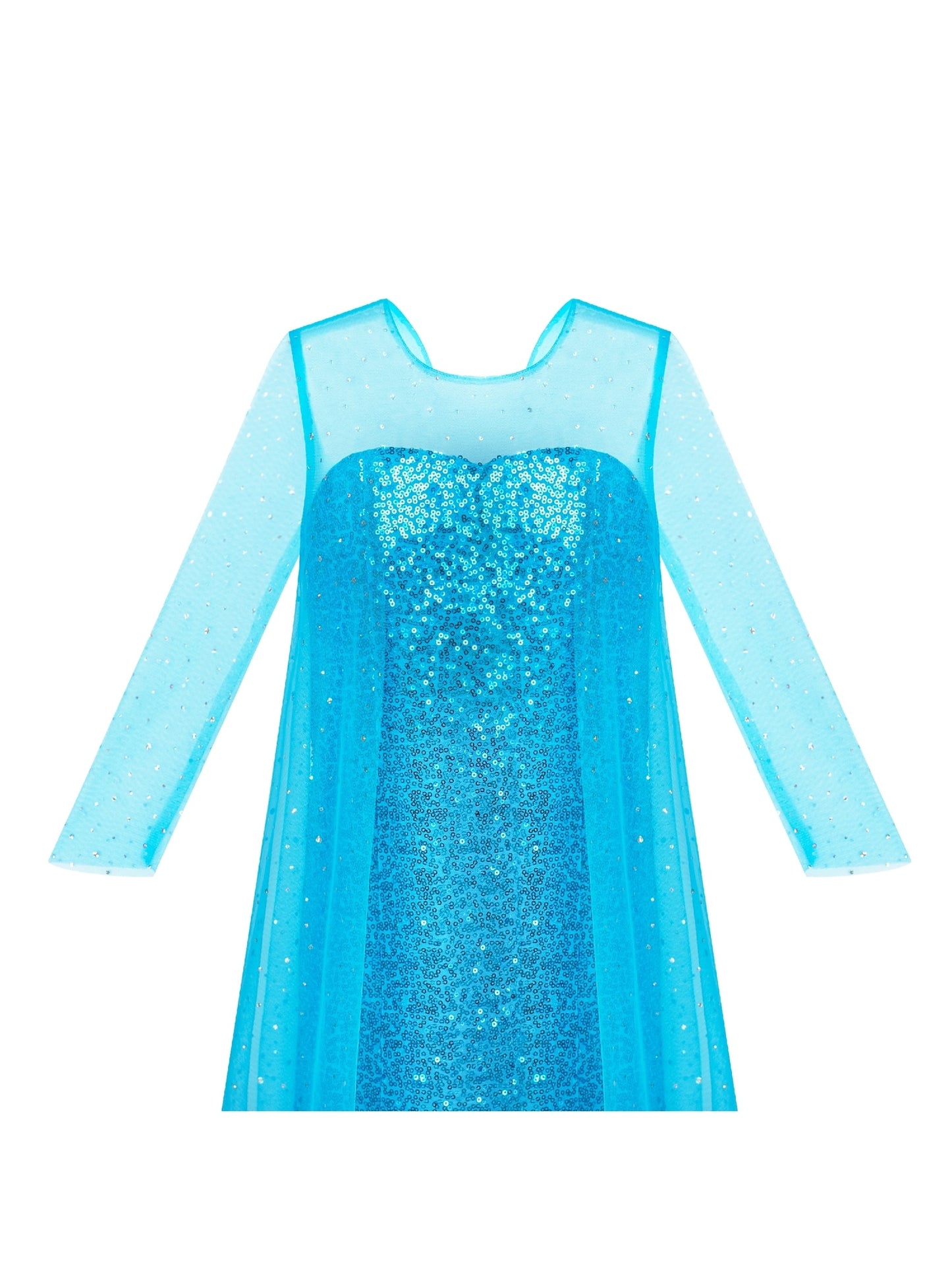 Girls Dress Princess Dress Elsa Costumes Birthday Party Blue