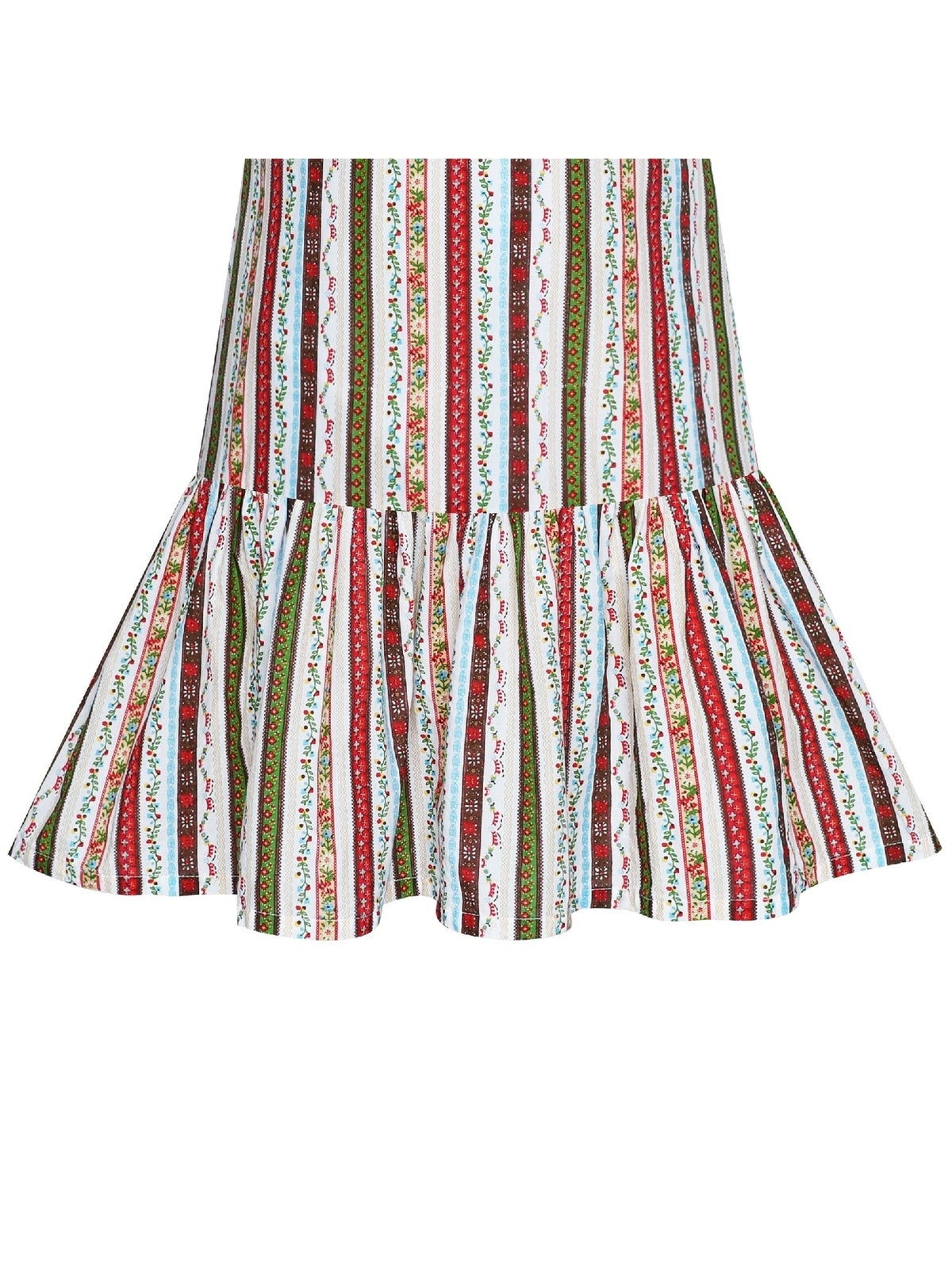 Girls Dress White Collar Back School Cotton Casual - Multi-Color