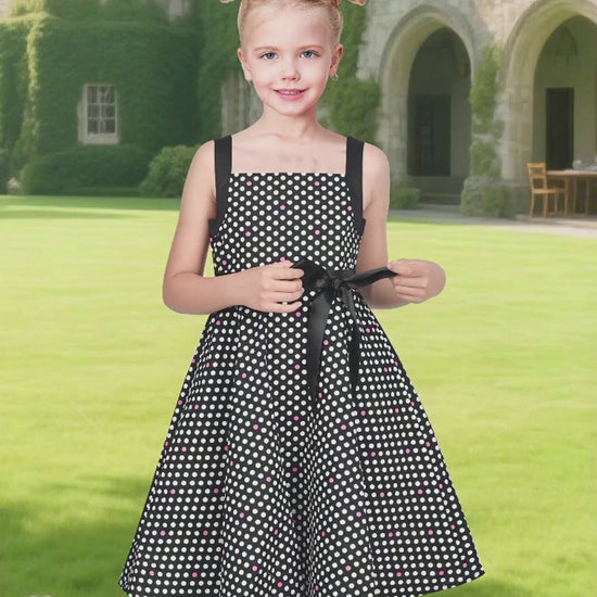 Girls Dress Leopard Doll Surprise Party Swing Dress video