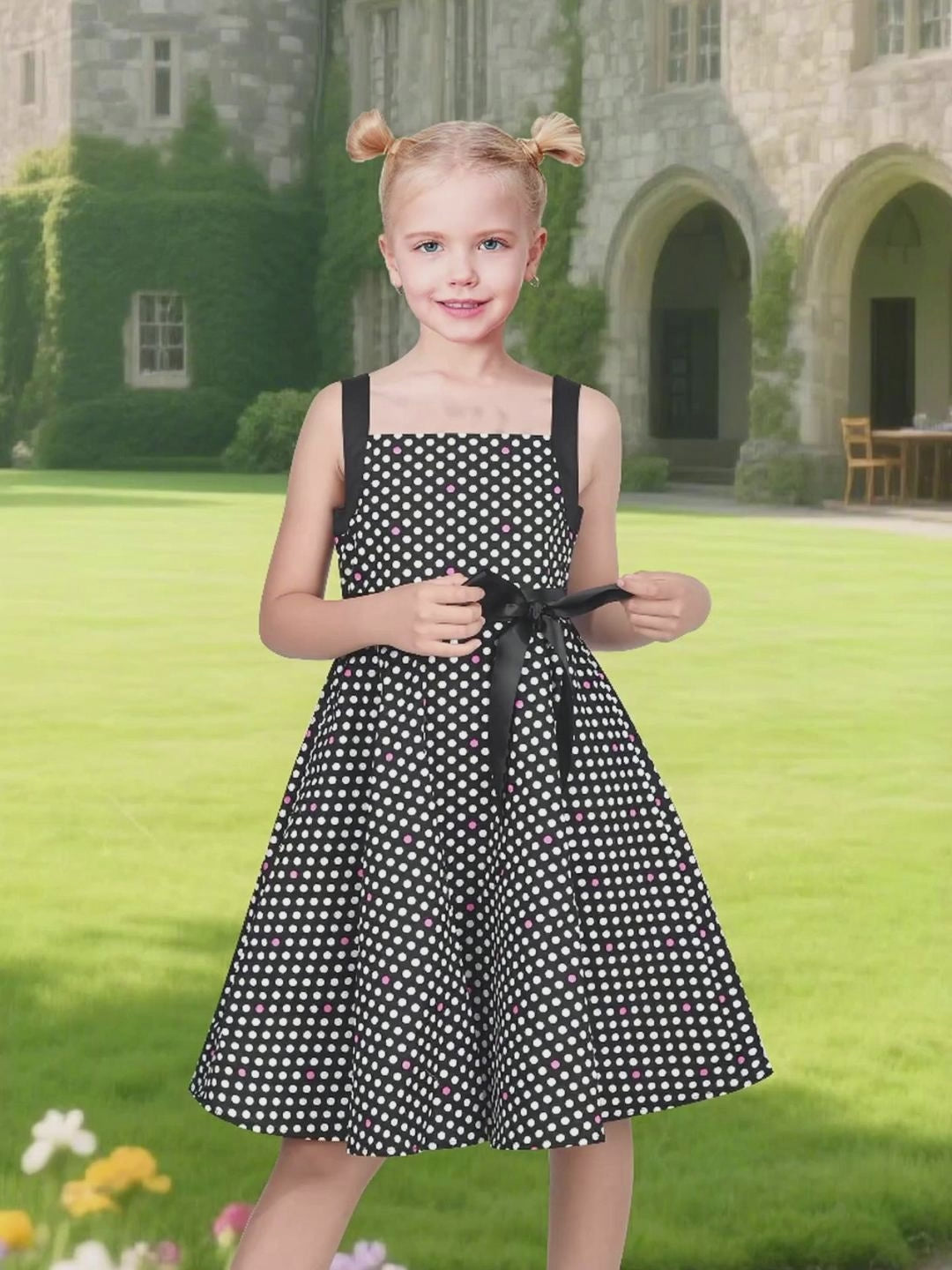 Girls Dress Leopard Doll Surprise Party Swing Dress video