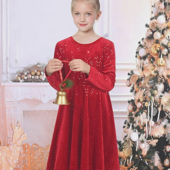 Girls Dress Unicorn Rainbow Casual Long Sleeve video