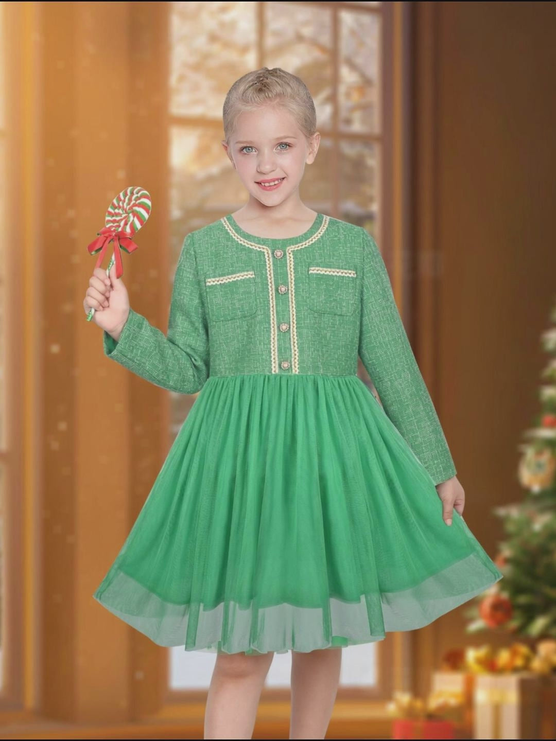 Girls Dress Black Heart Tulle Party Velvet Valentine's Day Party video