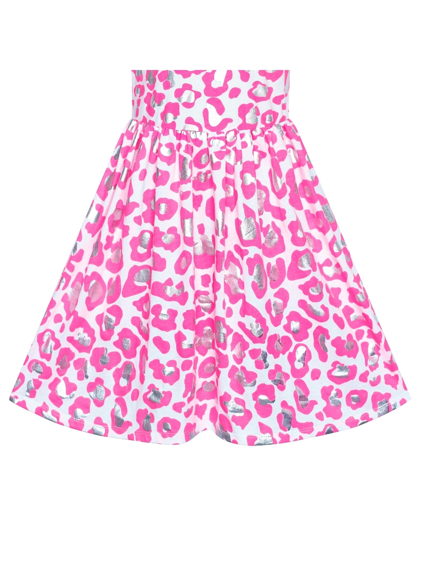 Girls Casual Dress Watermelon Tank Summer Sundress Pink