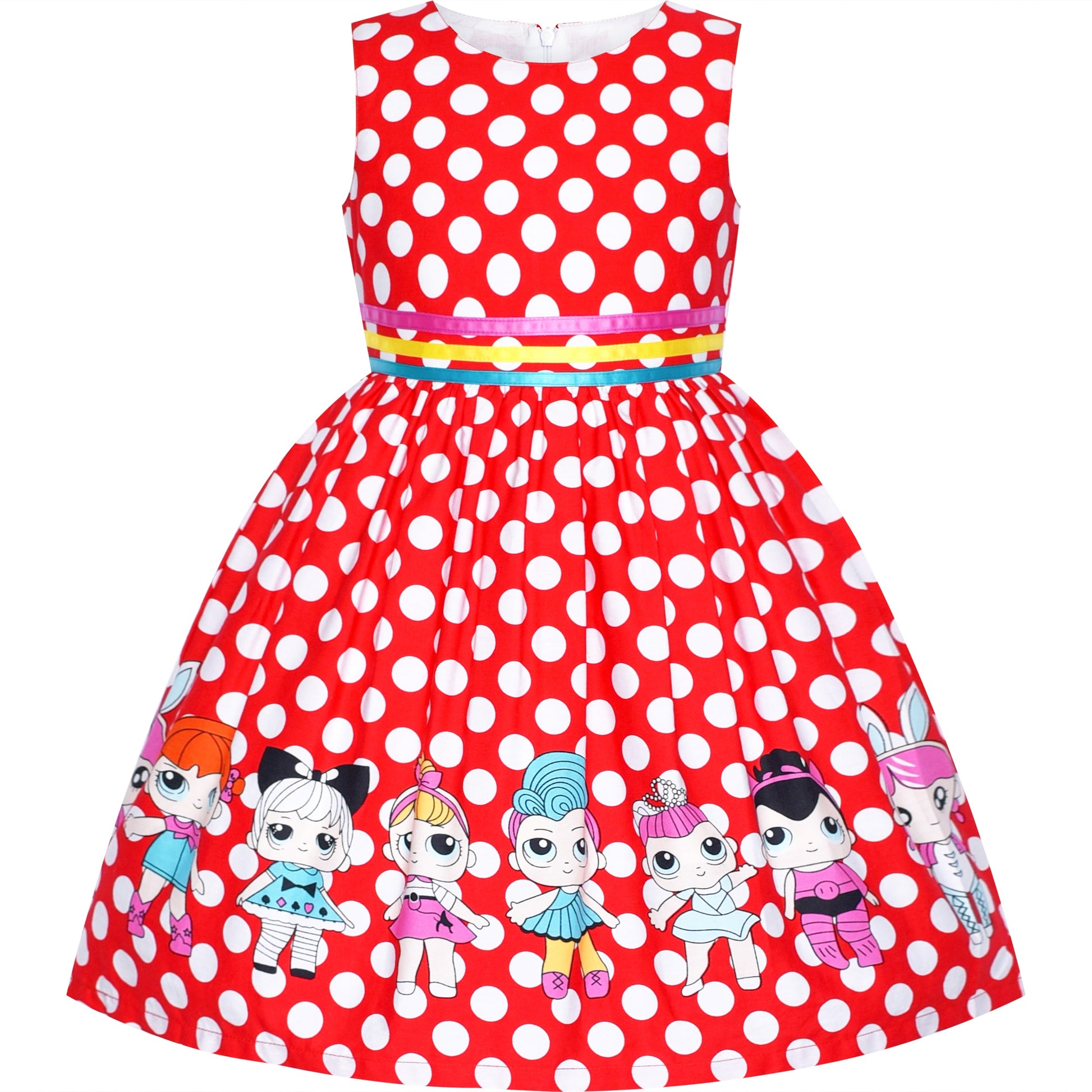 Girls Dress Red Butterfly Party Wedding Christmas Kids Clothes Red