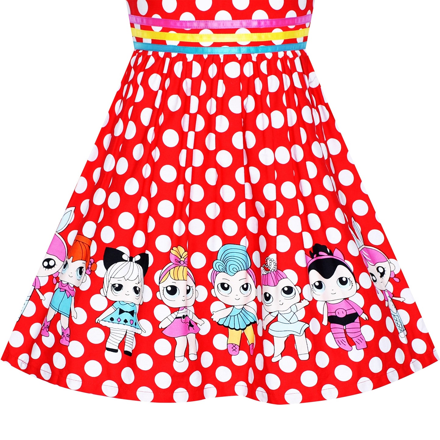 Girls Dress Red Butterfly Party Wedding Christmas Kids Clothes Red