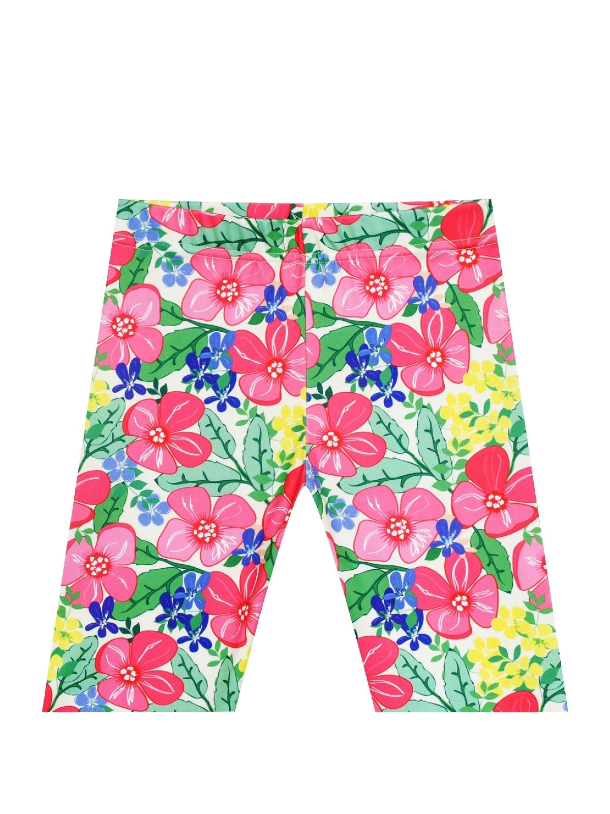 Girls Pants 3-Pack Cotton Leggings Stretchy Toddler Kids Multi-Color