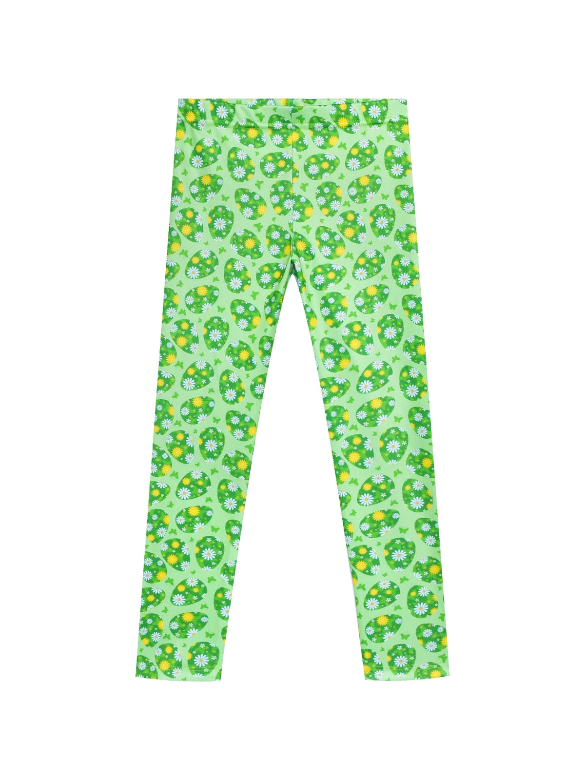 Girls Pants 3-Pack Cotton Leggings Stretchy Toddler Kids Multi-Color