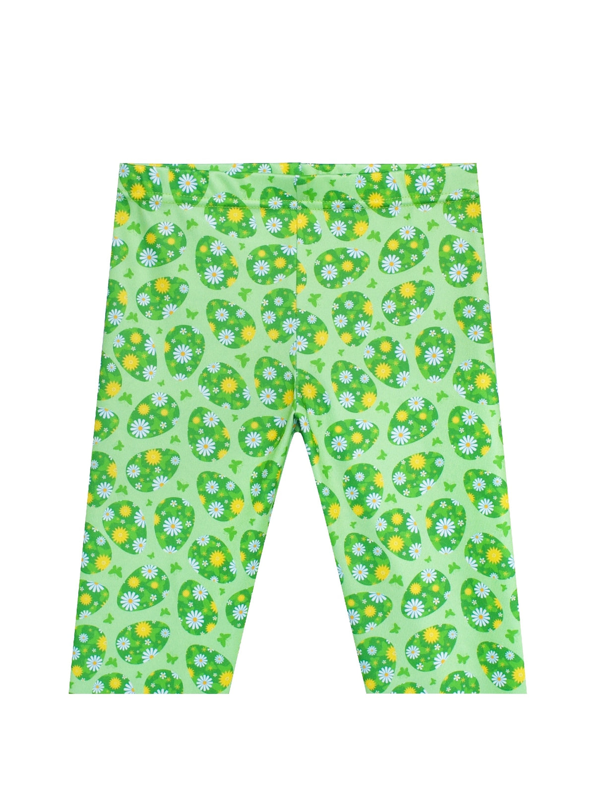 Girls Pants 3-Pack Cotton Leggings Stretchy Toddler Kids Multi-Color