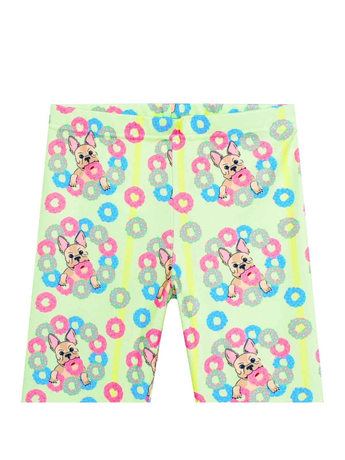 Girls Pants 3-Pack Cotton Leggings Stretchy Toddler Kids Multi-Color