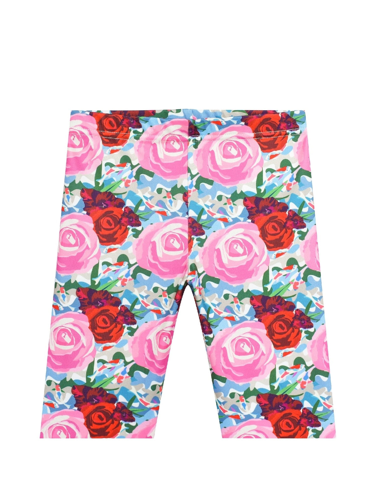 Girls Pants 3-Pack Cotton Leggings Stretchy Toddler Kids Multi-Color