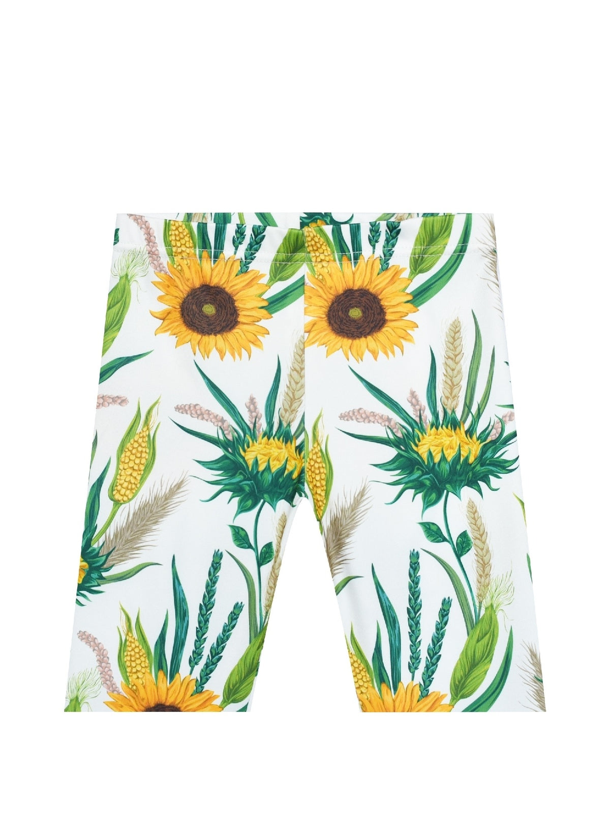 Girls Pants 3-Pack Cotton Leggings Stretchy Toddler Kids Multi-Color