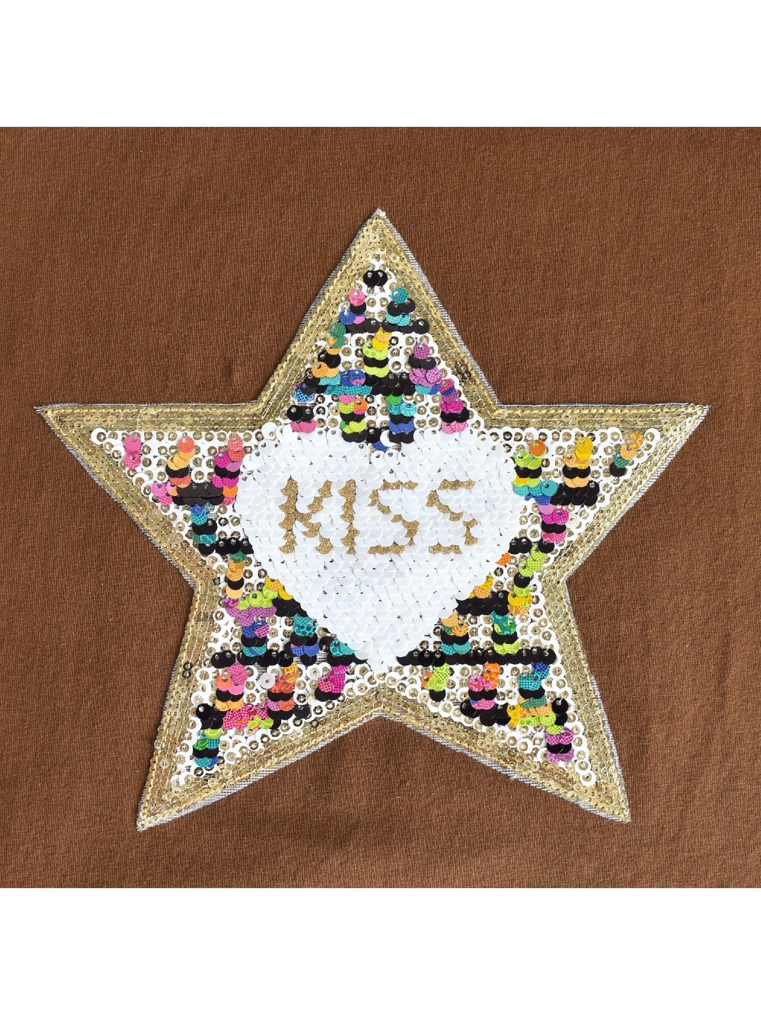 Girls Dress Cotton Casual Star Embroidered Violet Yellow Brown